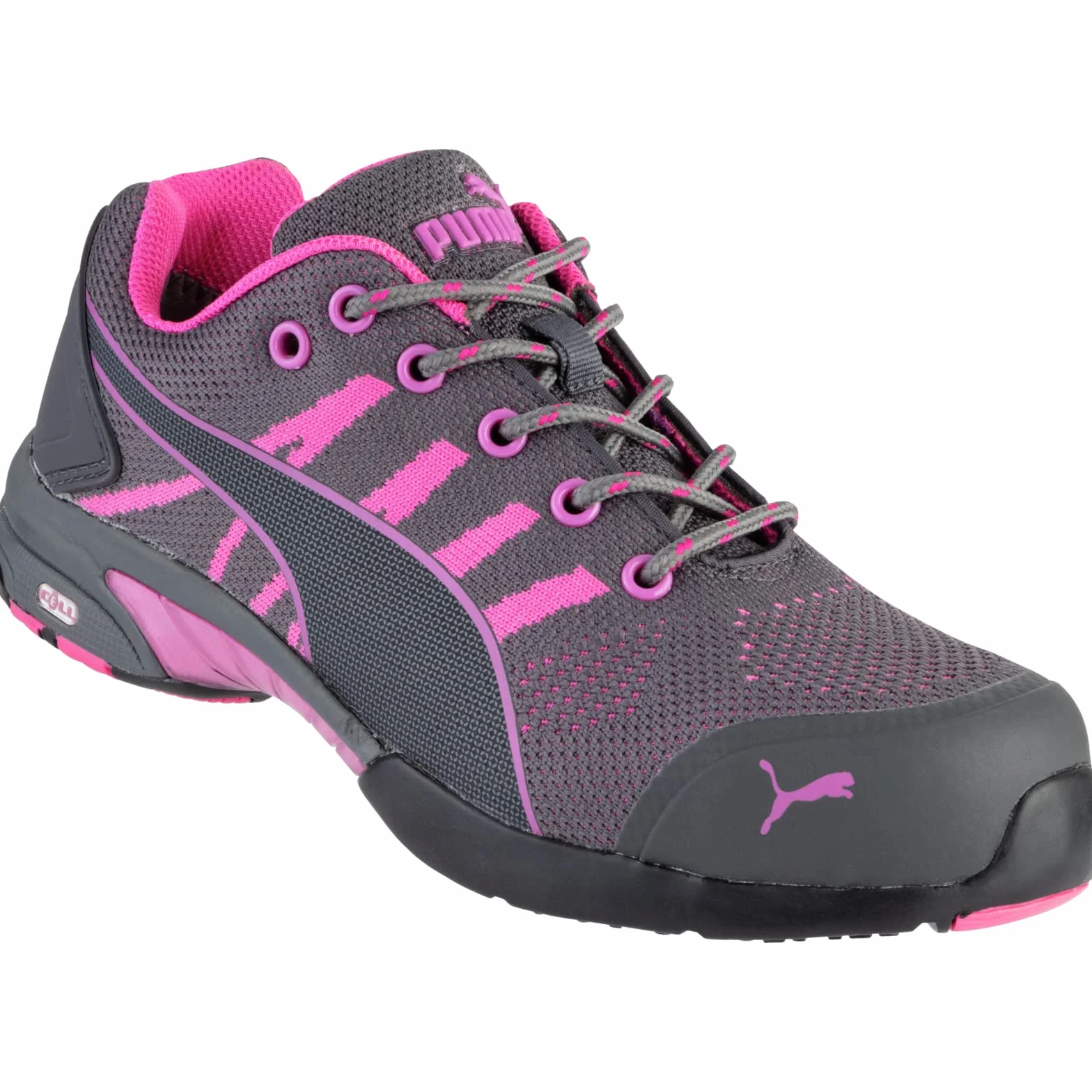 PUMA Celerity Knit S1P HRO SRC Baskets de sécurité Femme Bleues