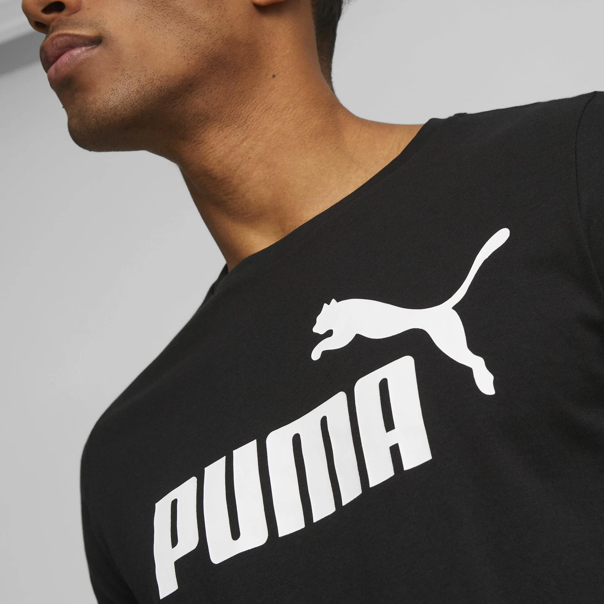 PUMA ESS Logo Tee T-Shirt Homme Noir 3XL
