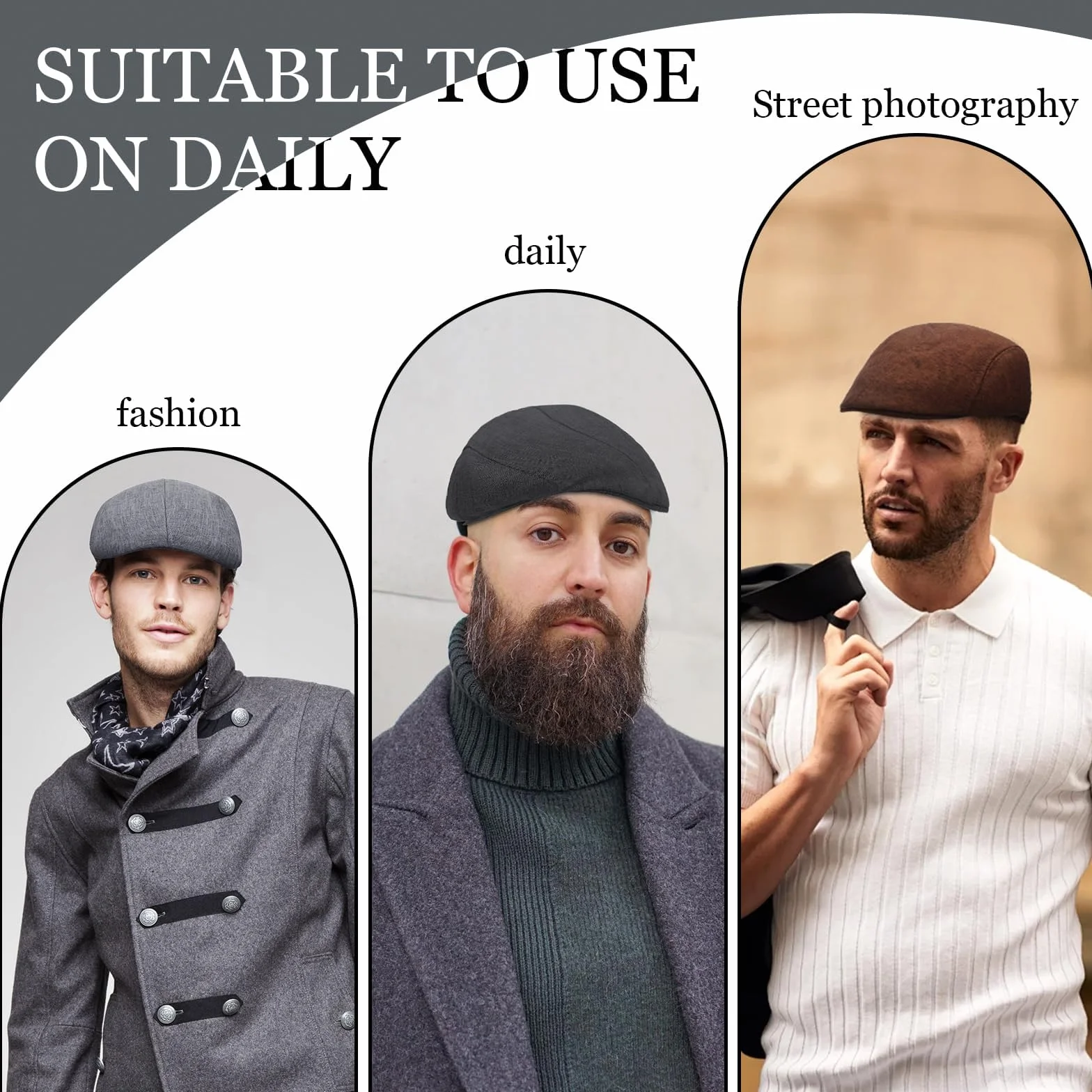 Casquettes Plates pour Hommes