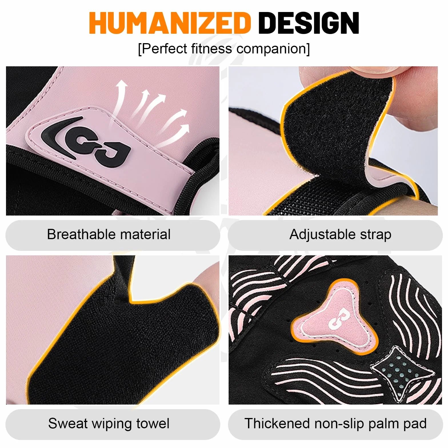 Flintronic Gants de Cyclisme Demi-Doigts Hommes Femmes, Mitaines VTT Rembourrés Antidérapant Respirants