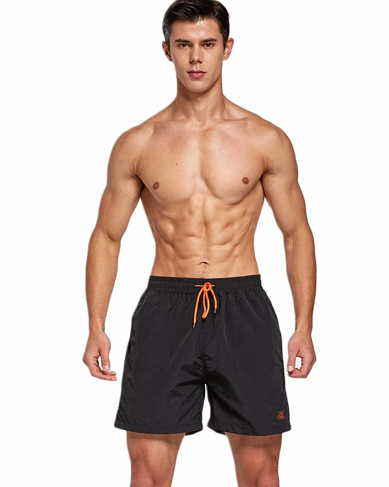 JustSun Short de Bain Homme étanche Séchage Rapide Poches