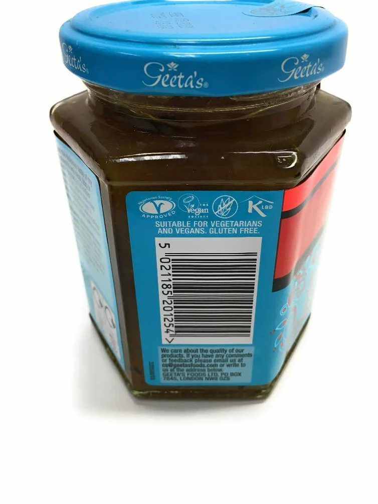Mangue Et Chili Chutney De Geeta (300G)