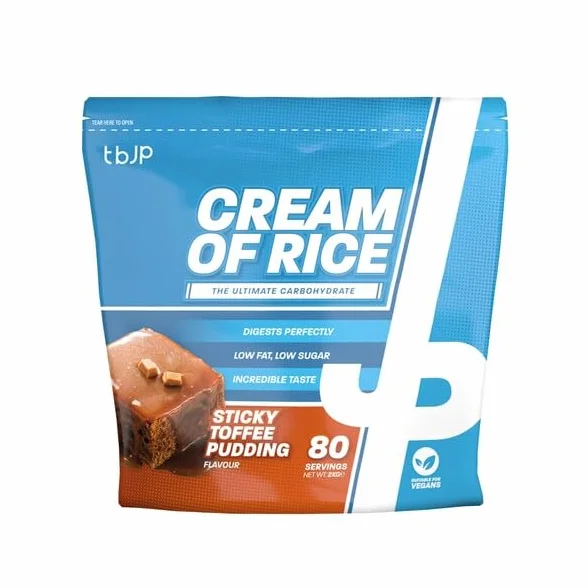 Entraîné par JP Cream of Rice, Pudding au caramel collant – 2000 g