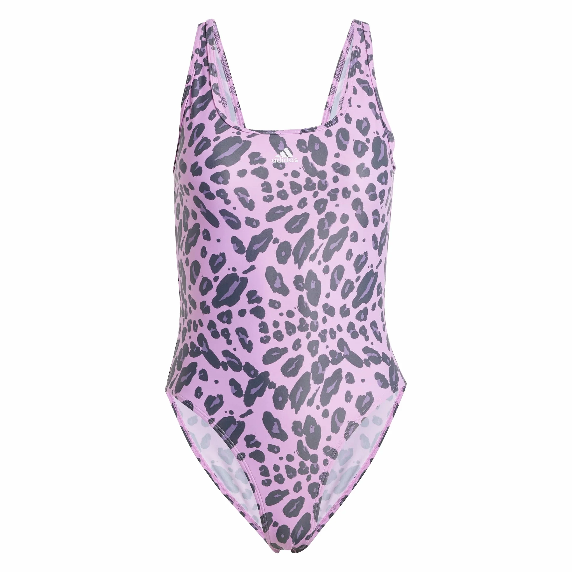 adidas Essentials Animal Print U-Back Swimsuit Femme