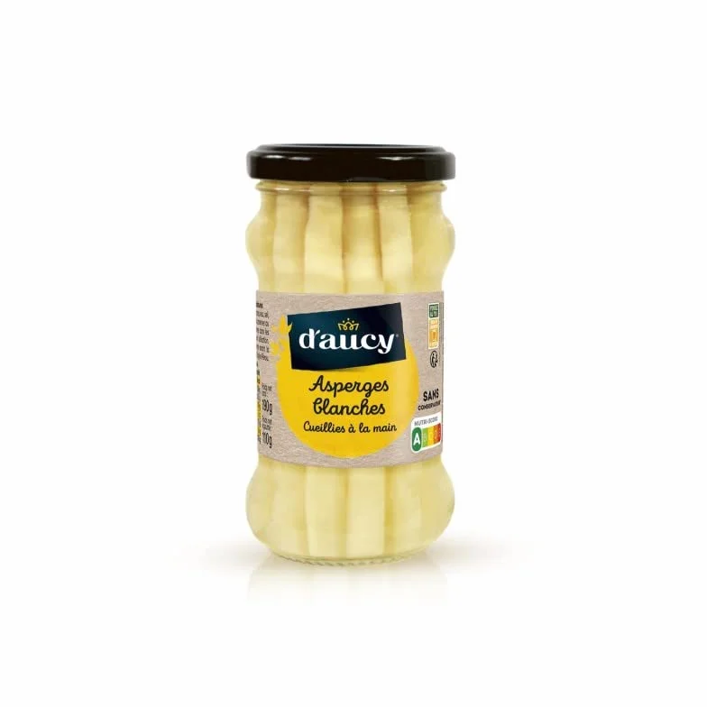 D'AUCY - Aspèrges Blanches Miniatures 110G - Lot De 4