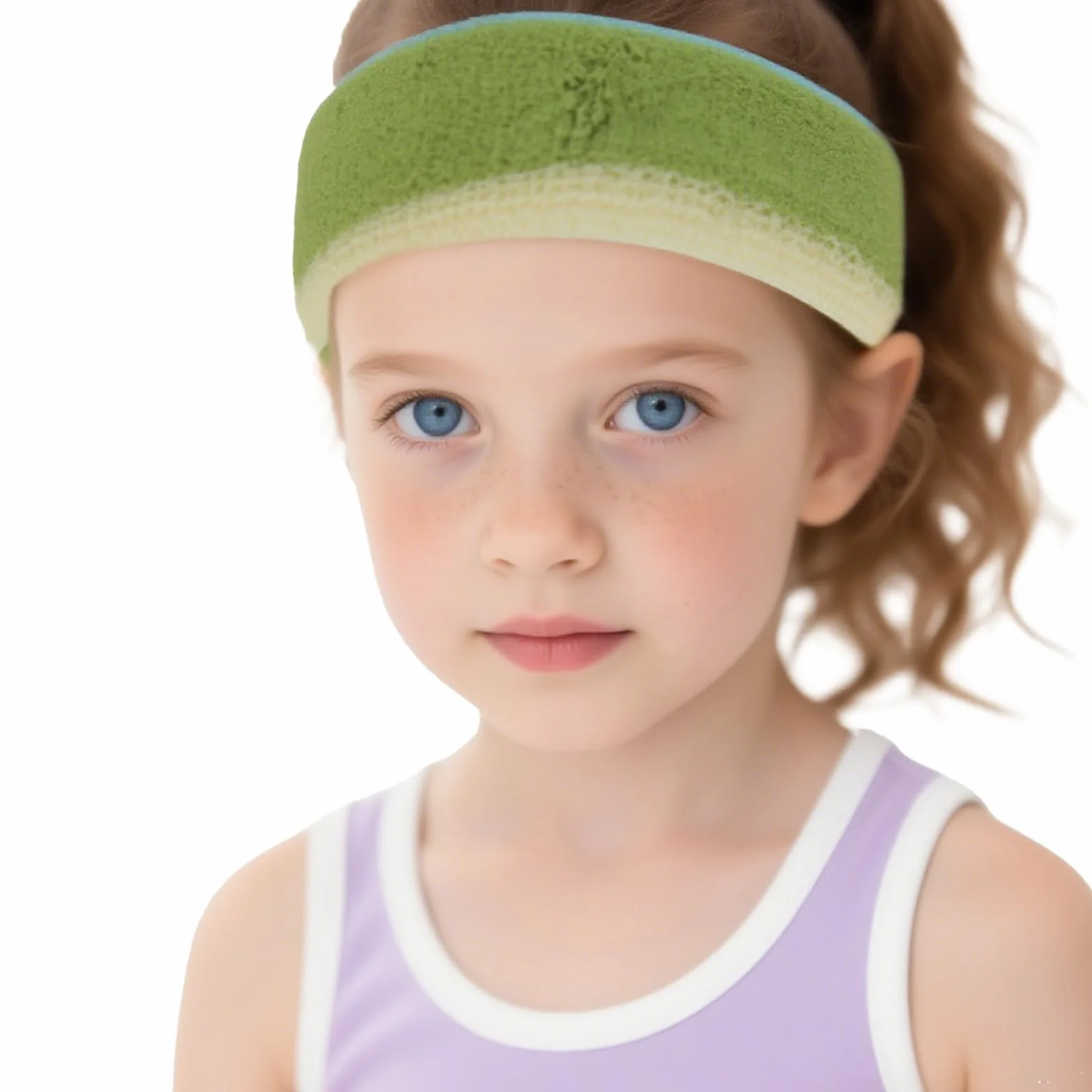 Bandeau de Sport Élastique pour Enfant Serre-tête Absorbant Sueur Protection Cyclisme Course Tennis Football Basket-Ball