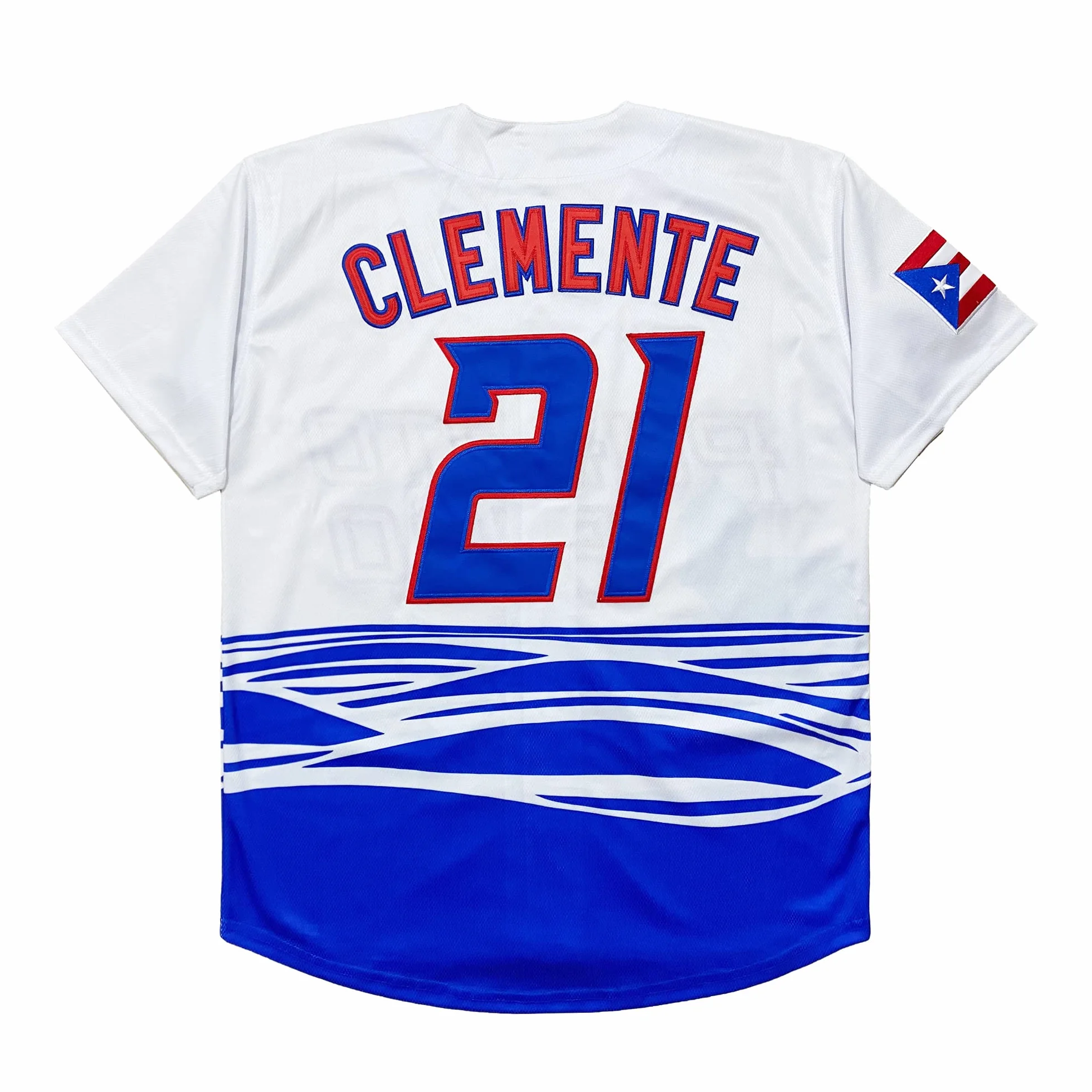 Maillot de baseball classique Puerto Rico #21 Roberto Clemente #1 World Game cousu S-XXXL