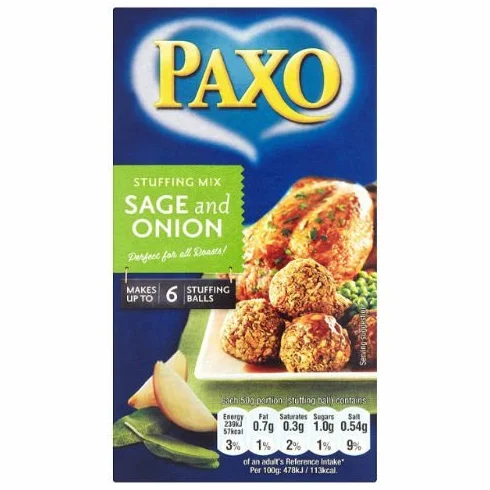 PAXO Sauge Et Oignon Mélange À Farce 85G - Paquet de 6