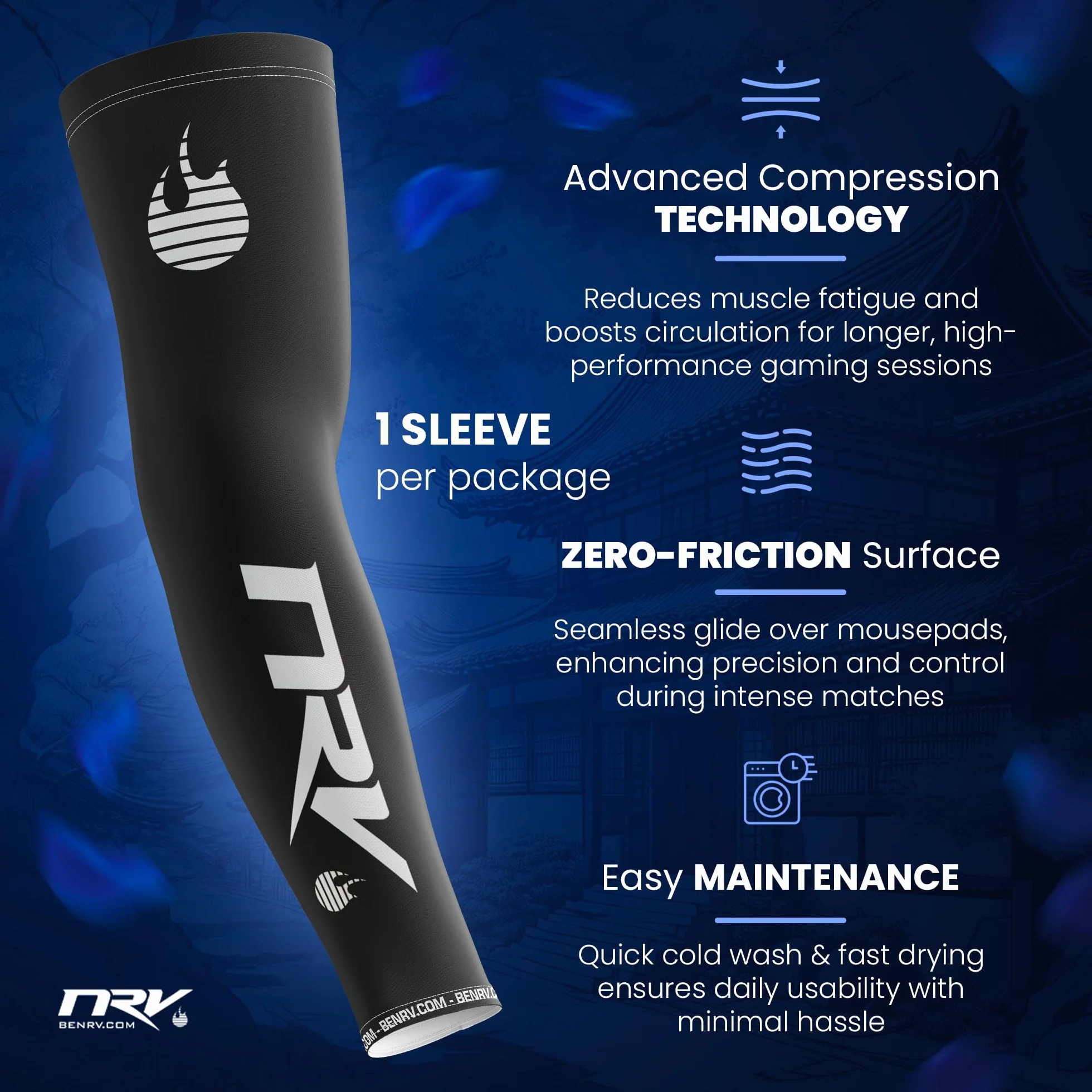 Manchette de Compression Gaming Esport Edition Performance – Durable, Respirant et Sans Friction