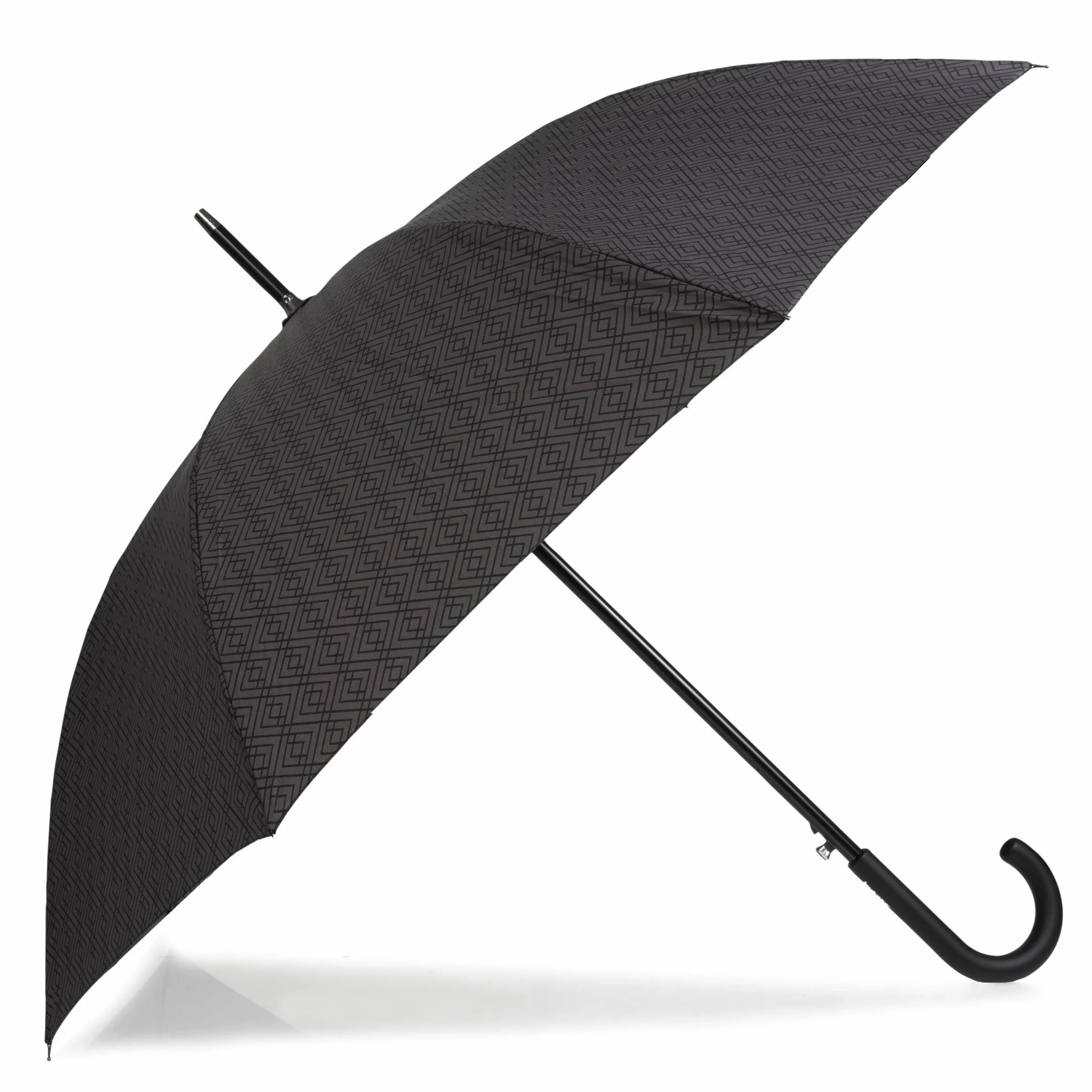 Isotoner Parapluie canne, dérperlant, solide, ouverture automatique