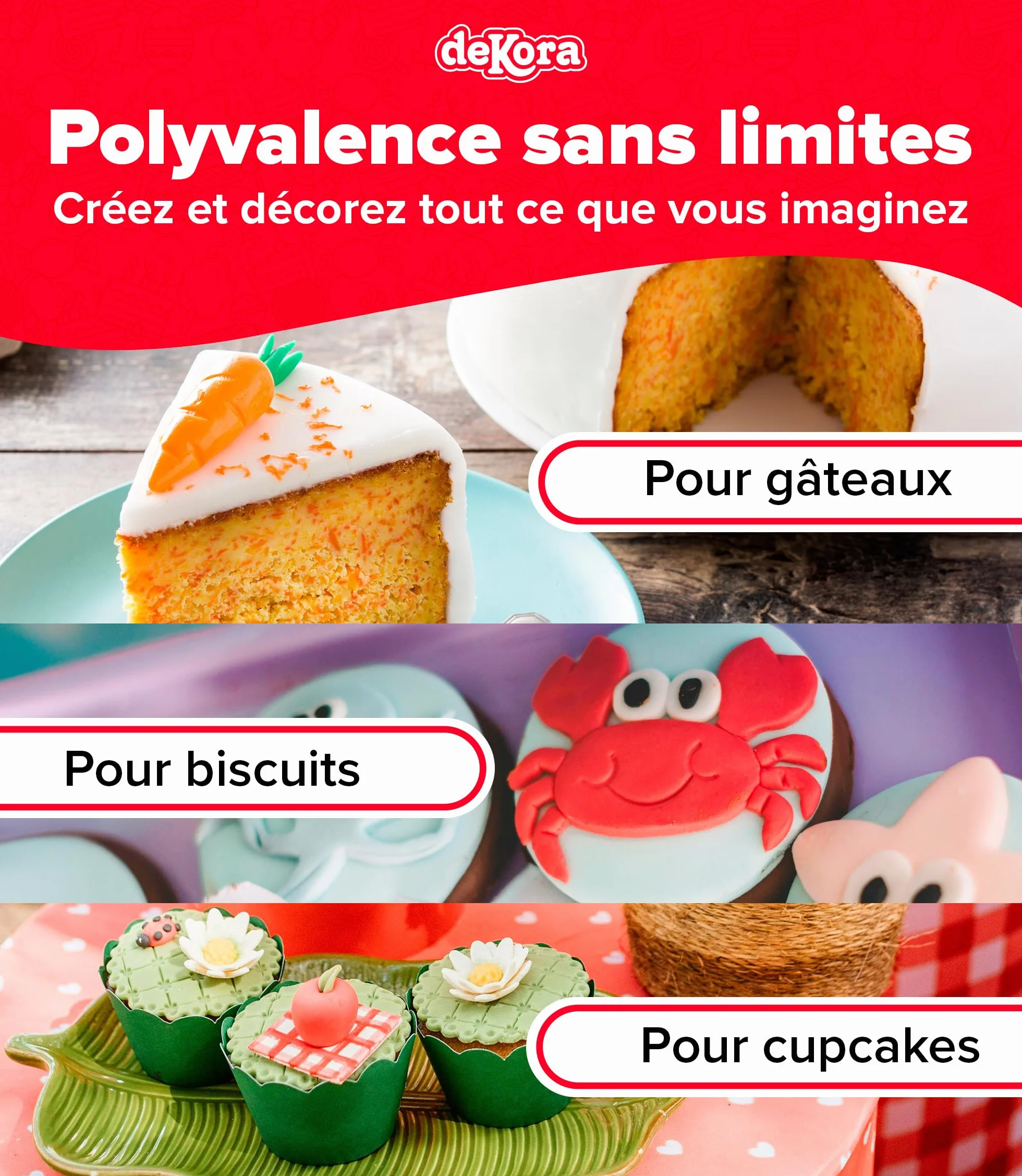 dekora - Pâte à Sucre Bleu Marine pour Décoration Gâteau et des Cupcakes - Sucre Fondant Prête à Dérouler pour la Réalisation de Toutes Sortes de Décorations - Facile à Travailler - 250 g