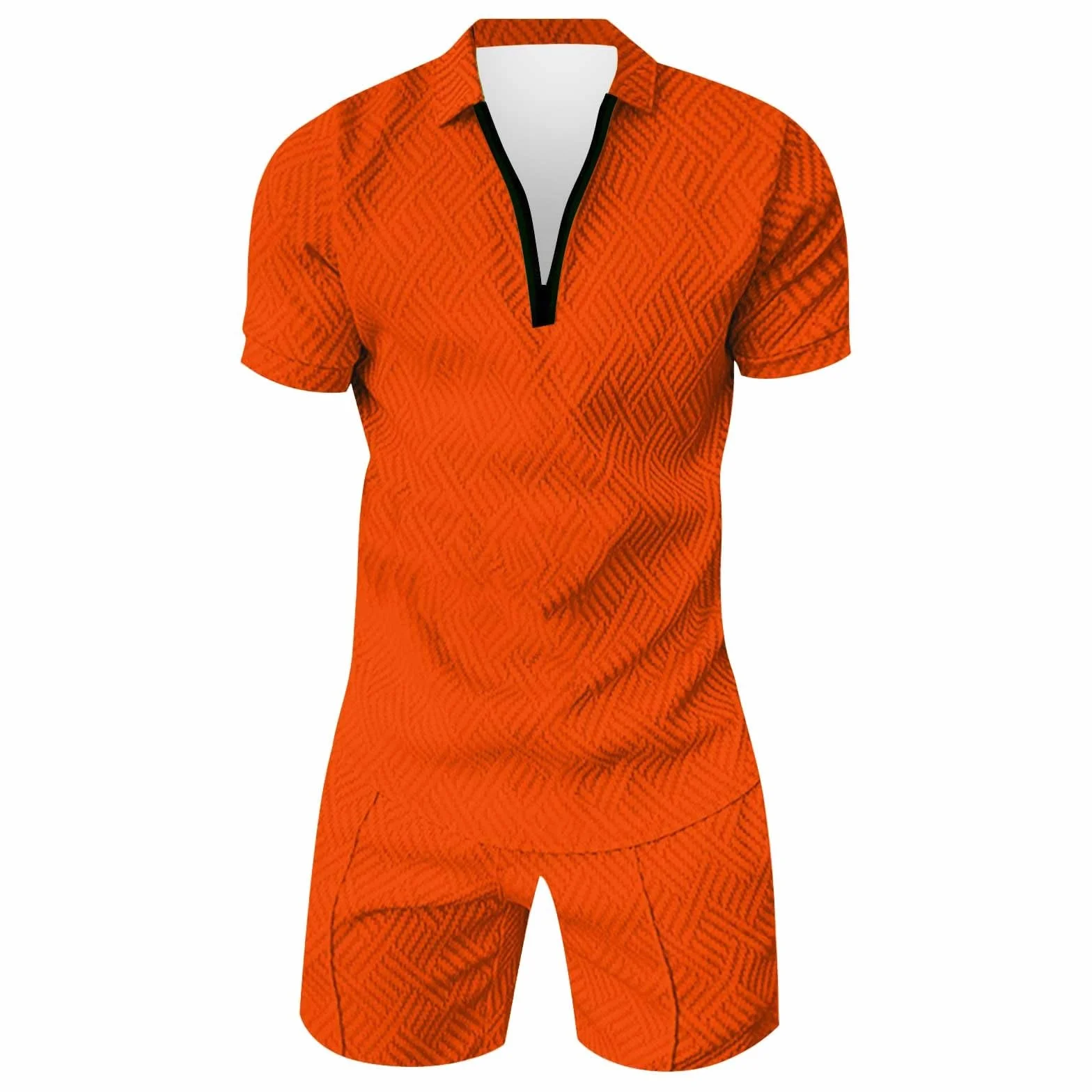 Ensemble Homme 2 Pièces Coton Short T-shirt Respirant Sport Casual Survêtement Fitness Gym A230