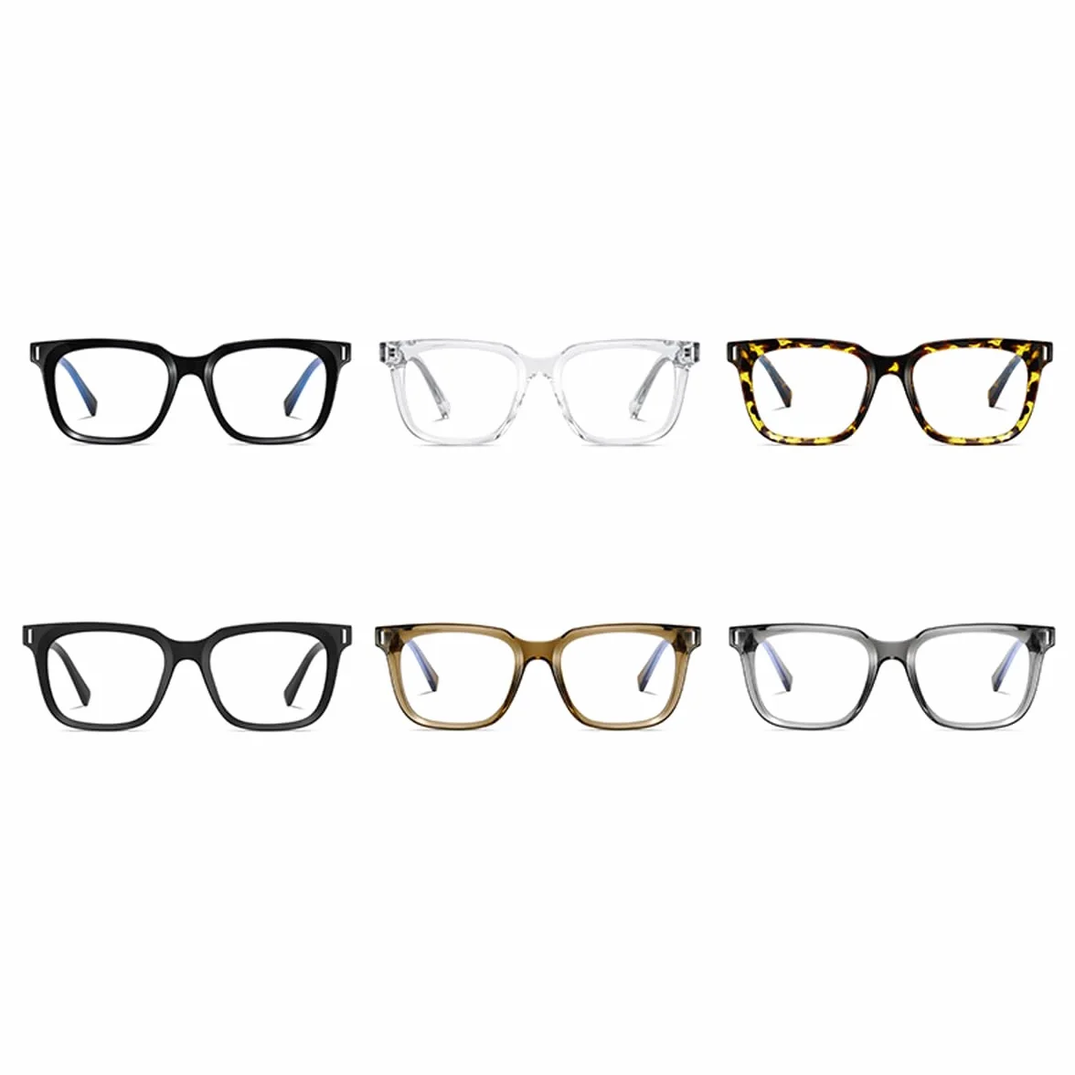Lunettes de lumière bleue monture TR90 carrées