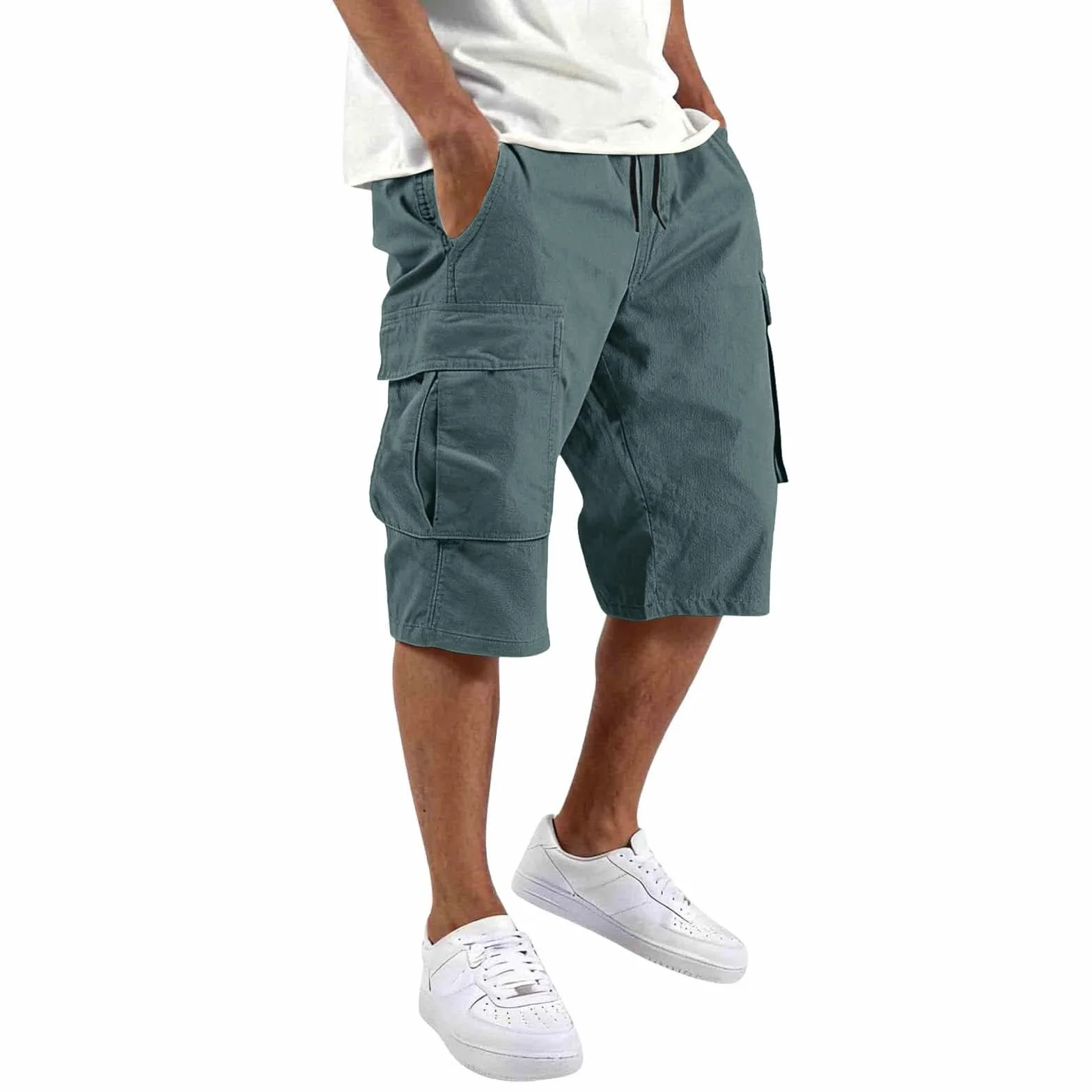 Bermuda Cargo Homme Sport Pantacourt Ete Grand Taille Randonnee Travail