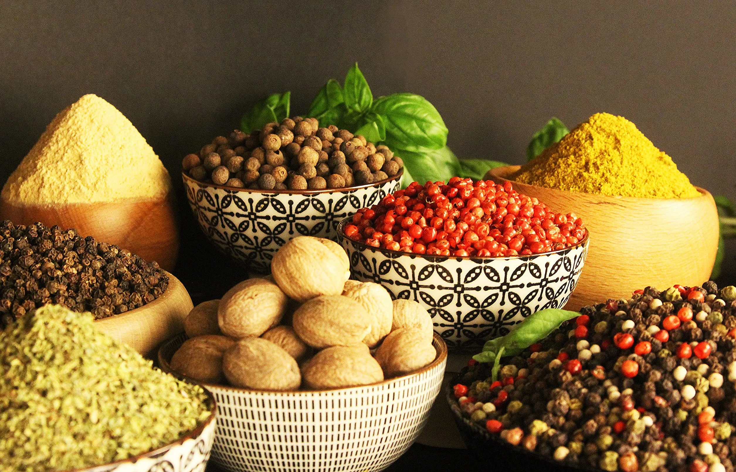 Minotaur Spices | Poivre coloré entier | 2 x 500 g (1 kg) | Poivre à 4 baies mélange de grains noirs, blancs, verts et roses
