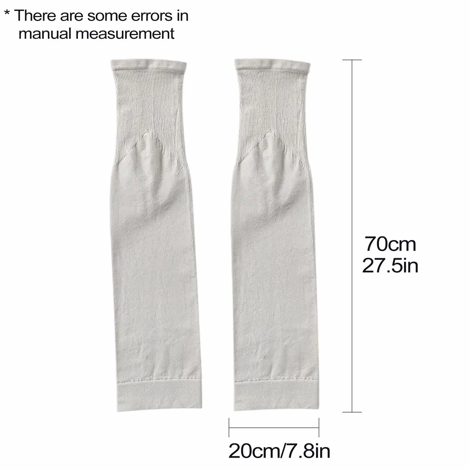 Manchons de jambe protection solaire UV soie glacée jambes larges vélo