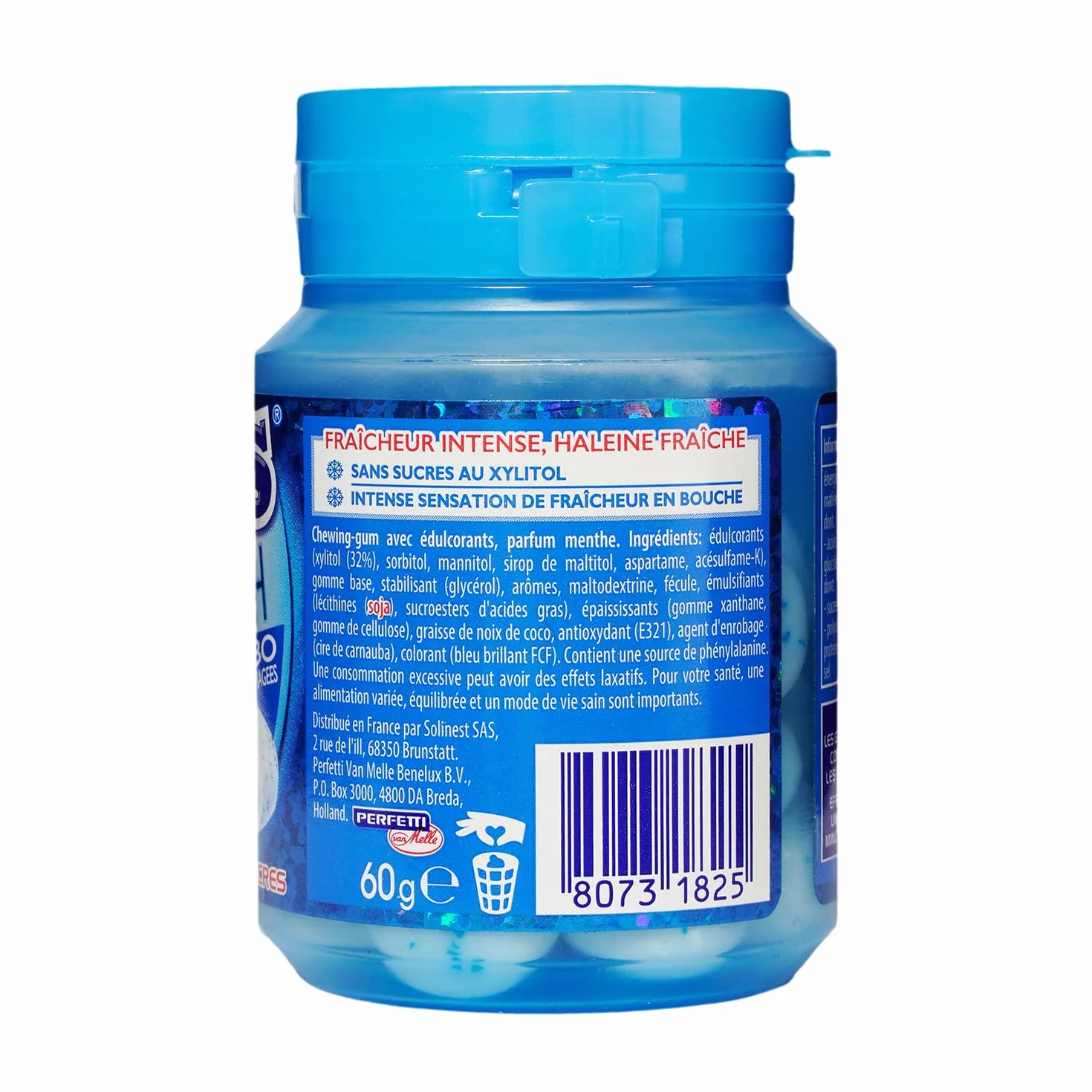 Mentos Pure Fresh Mint 6 boites de 30 Dragées