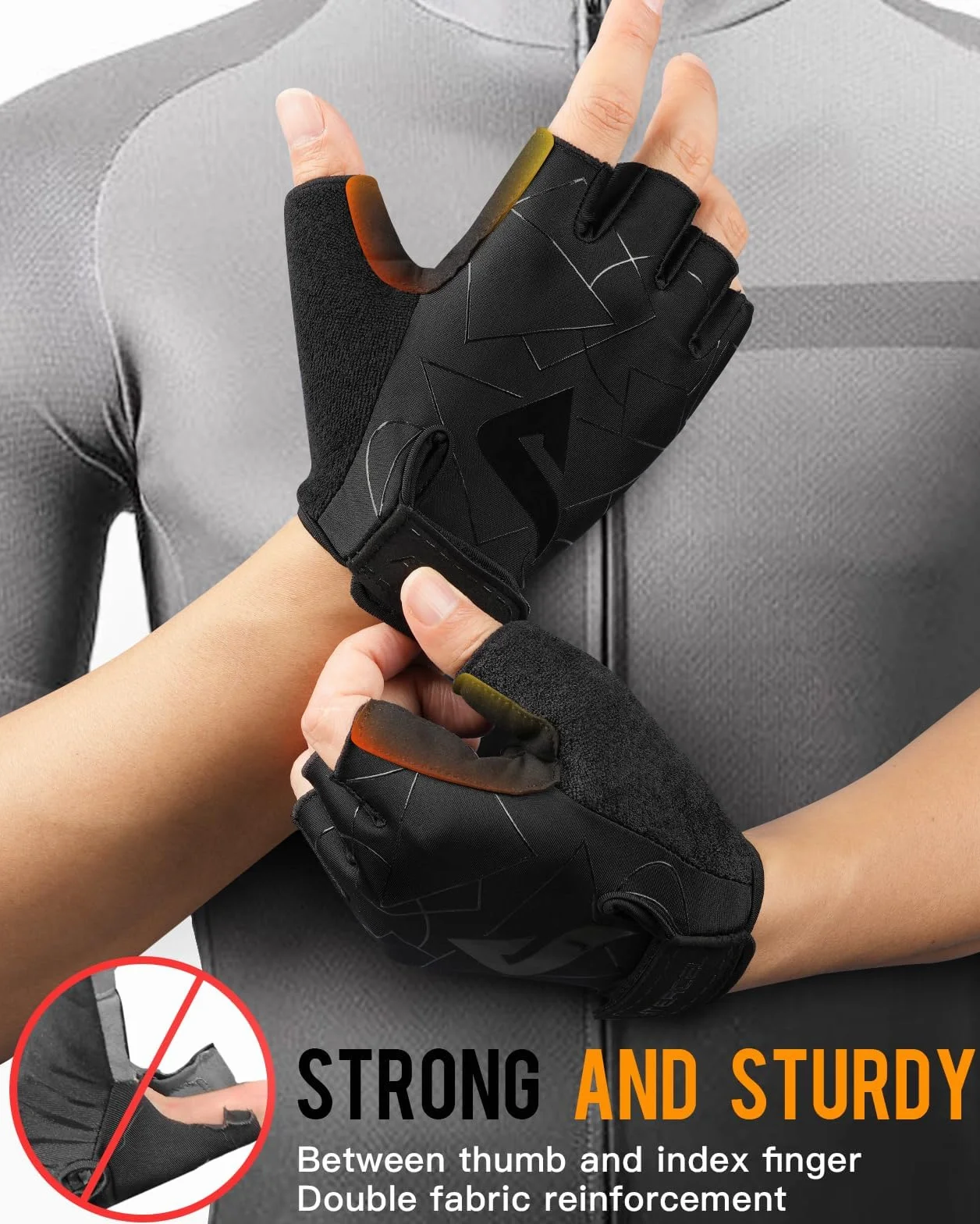 ATERCEL Gants de cyclisme pour homme et femme VTT entraînement haltérophilie plein air