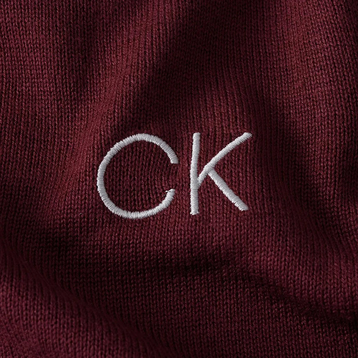 Calvin Klein Hommes Ras du Cou en Coton Doux Respirant Pull