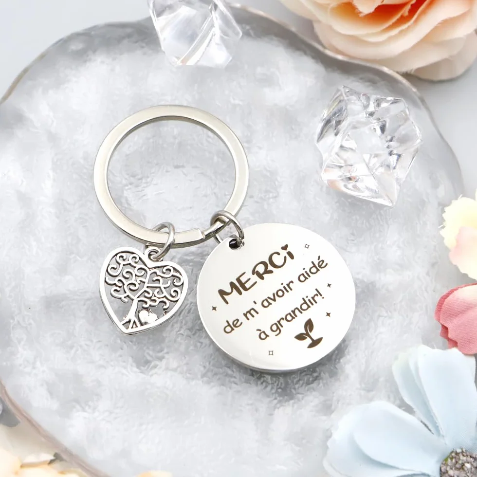 Porte Clef Cadeau Maitresse D'école Merci Professeur Nounou Atsem Fin D'année