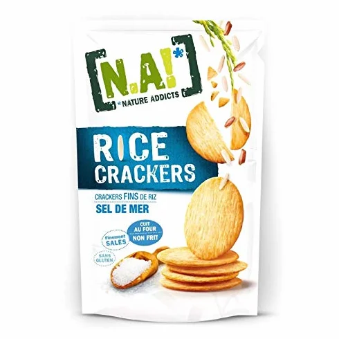 N.A! - Rice Crackers Sel De Mer Sachet De 70G - ( Lot De 4 )