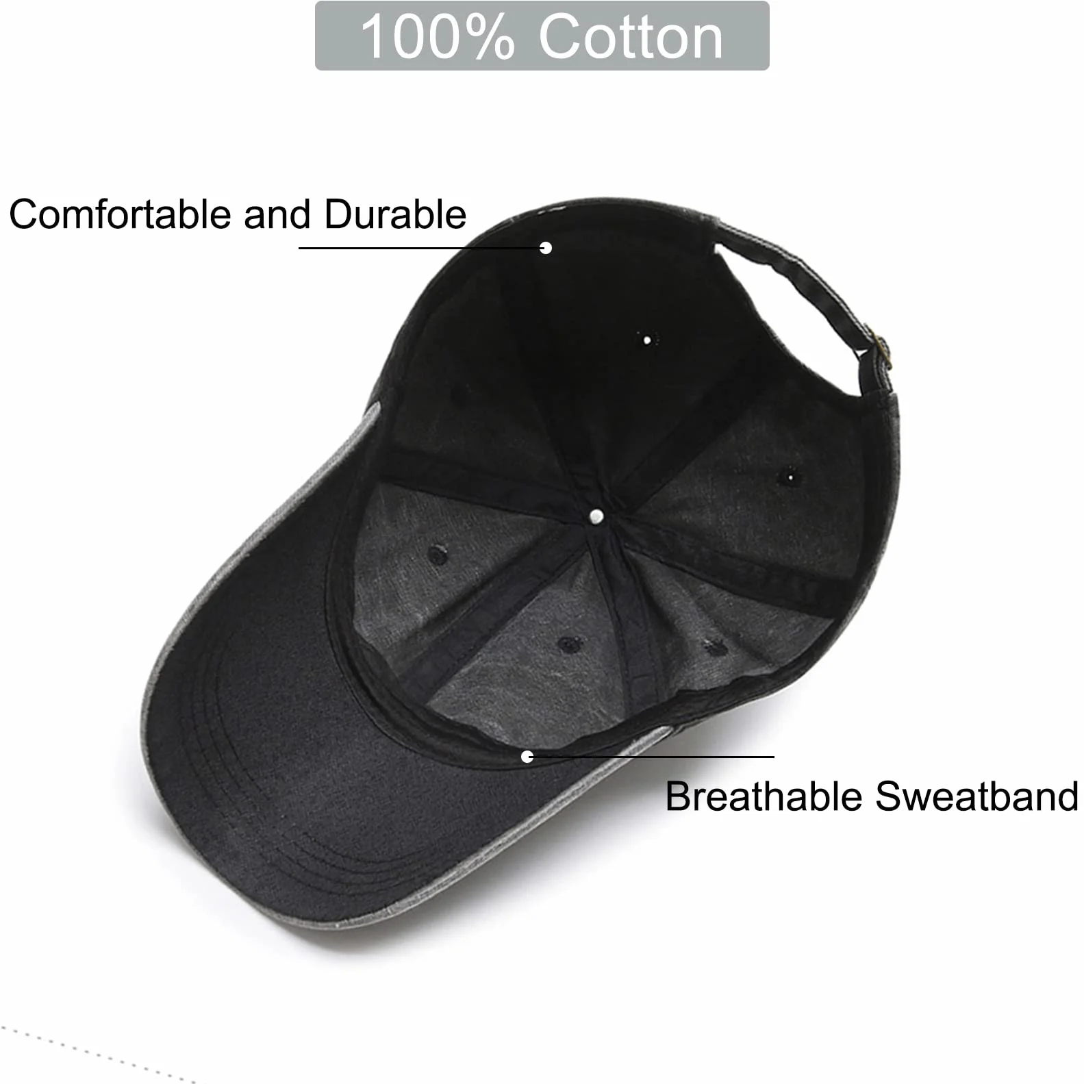 Casquette de Baseball en Coton Ajustable Broderie Maman Papa Chapeau Vintage Leisure Panama Hat