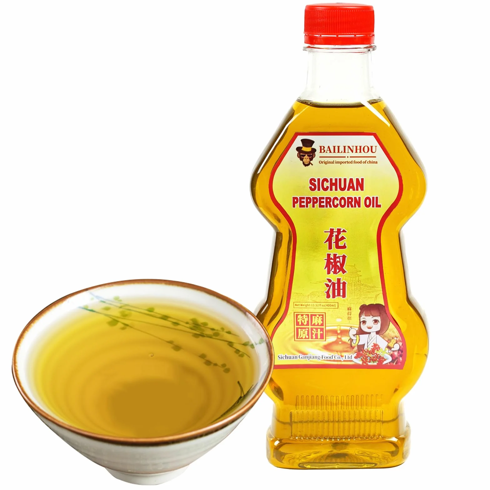 Huile authentique de baies de poivre du Sichuan 400 ml, huile de poivre de Sichuan, huile aromatisée aux baies de poivre, huile de colza chinoise, importée directement de Chine.