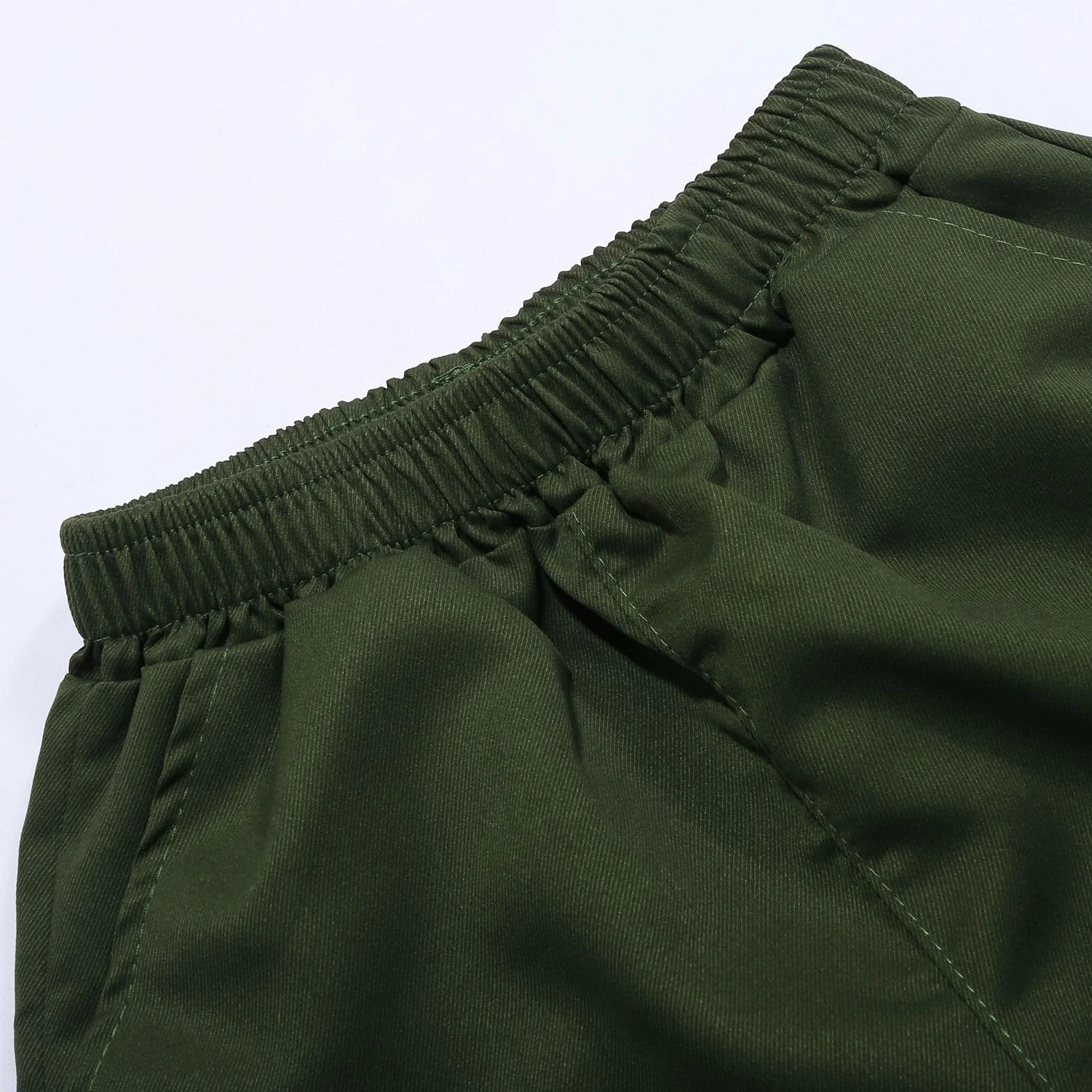 Pantalon Court Cargo Ado Garçon Taille élastique 8-15 Ans Ete Large Shorts Bermudas Enfant Sport Jogging Streetwear