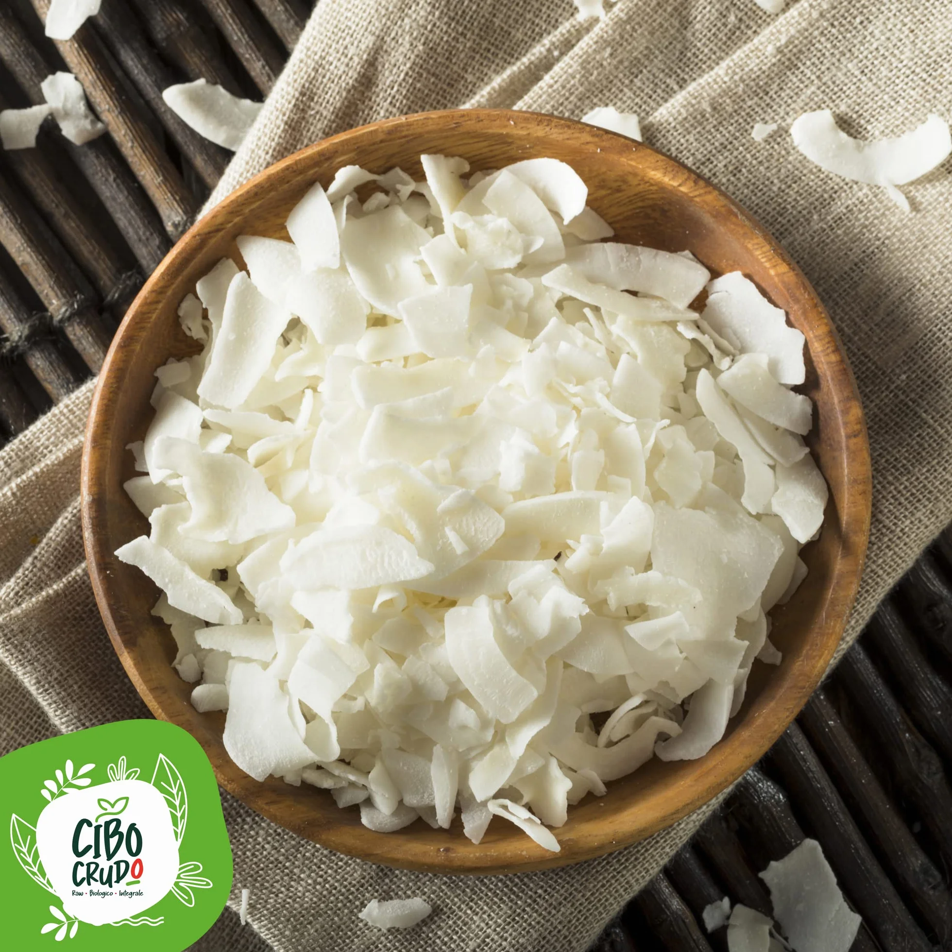 Chips de Coco Bio - 200g. Copeaux de Noix de Coco non Soufrés et non Sucrés. De l'Agriculture Biologique. Séché au Soleil Rapé Noix de Coco pour Casse-Croûte ou Recettes Sucrées.