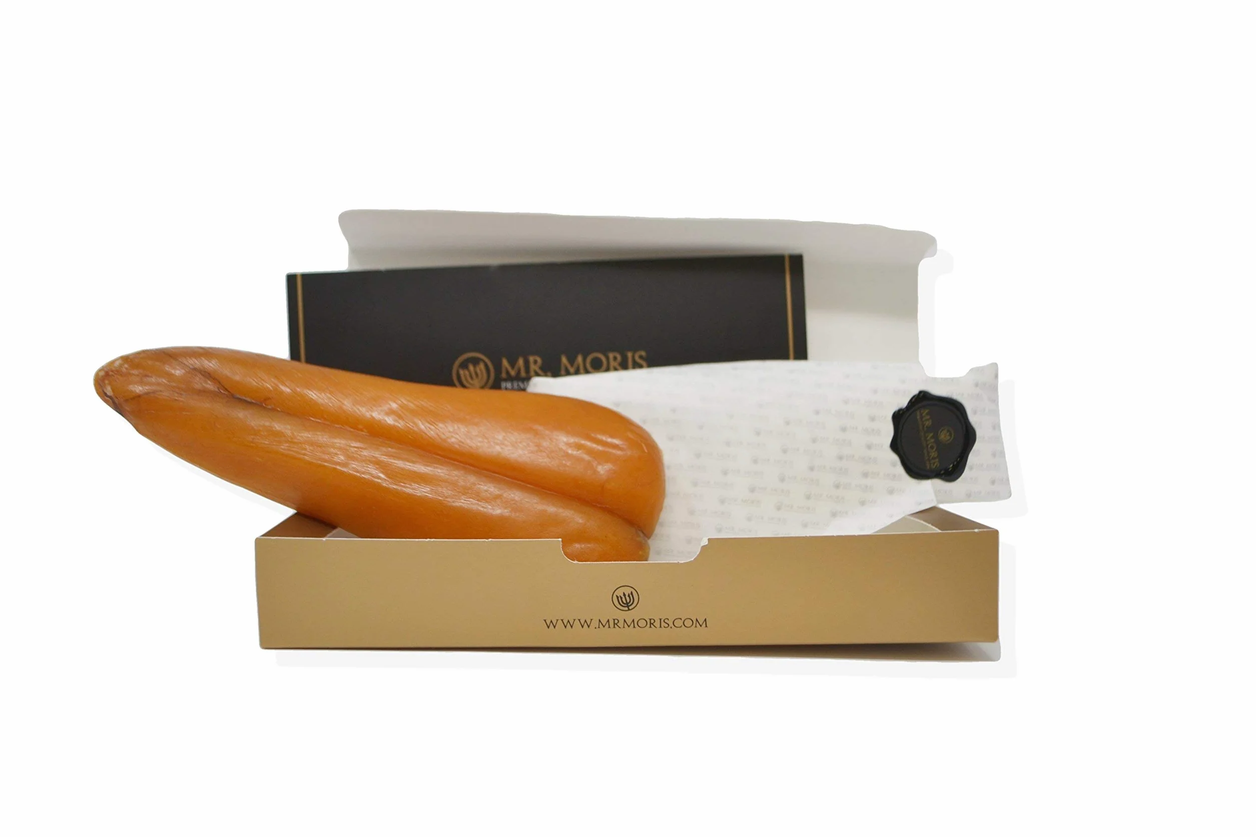 Mr Moris Boutargue de Mullet Qualitè Premium Kosher Poutargue Bottarga (Medium - 120Gr ca)