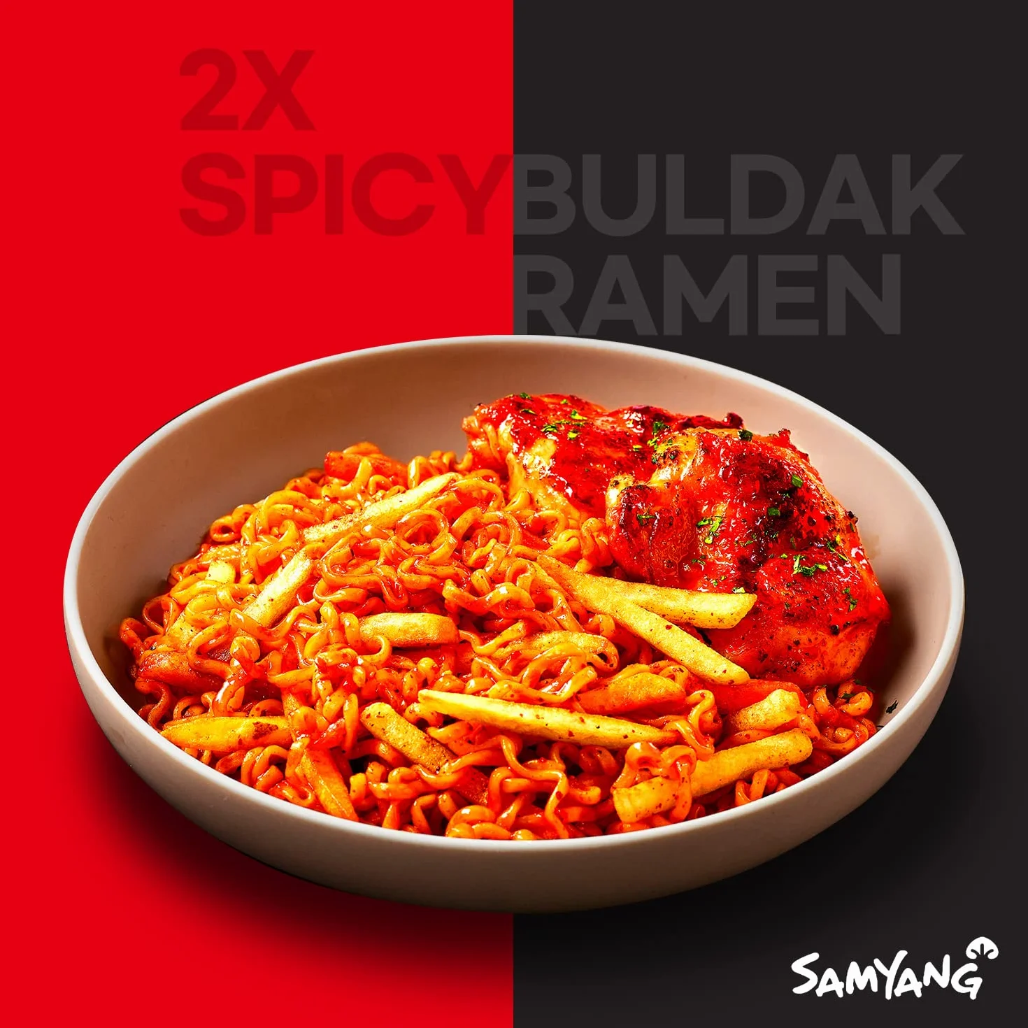 Samyang Buldak Lot de 2 saladiers pour poulet chaud