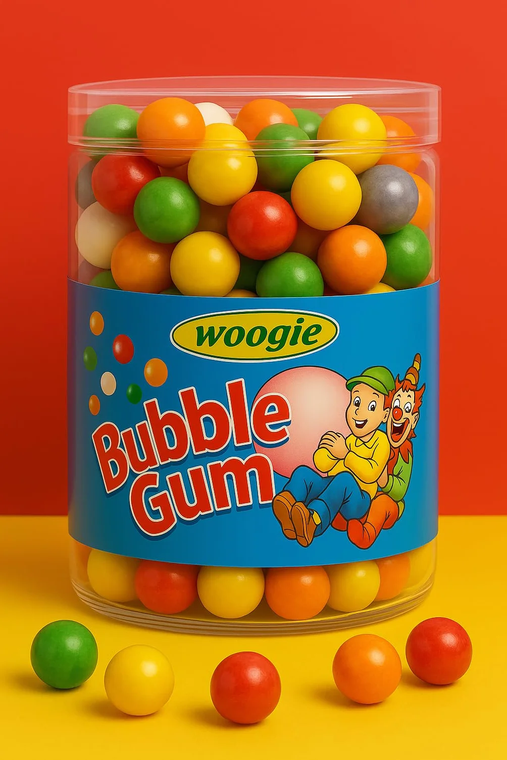WOOGIE Chewing Gum Palline 500g
