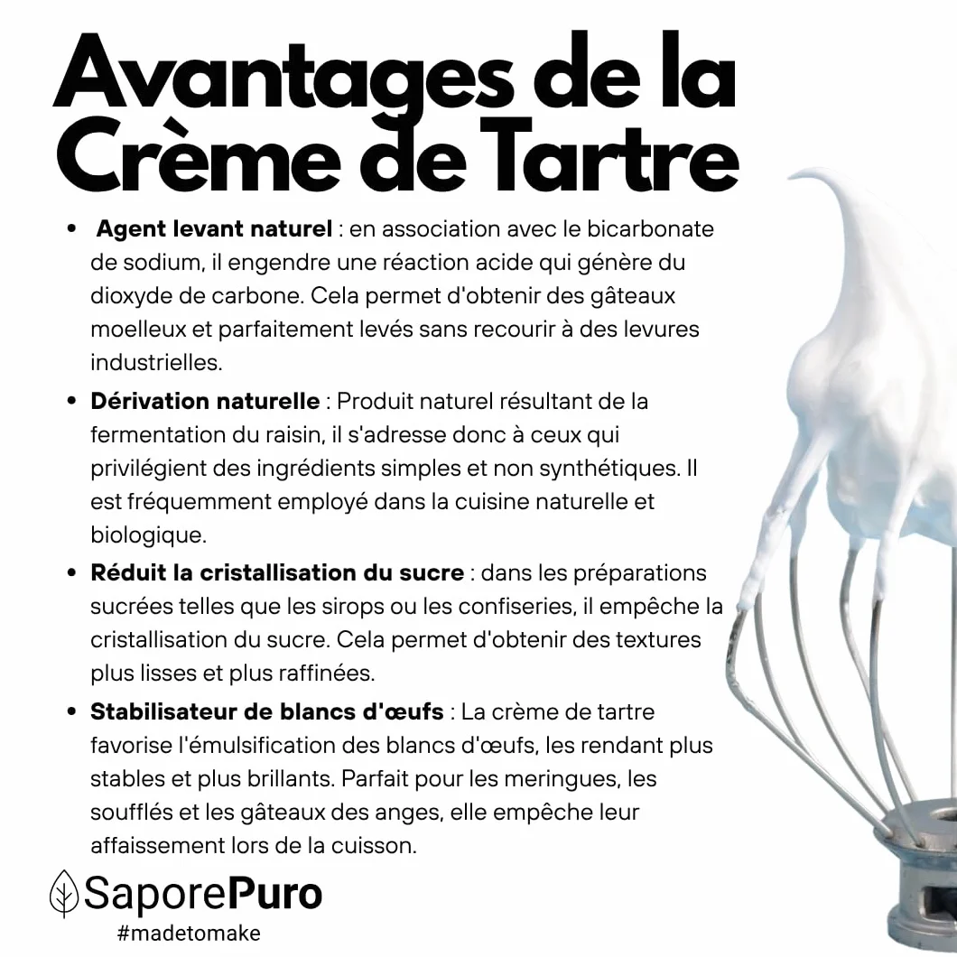 Saporepuro Crème de tartre 50 g