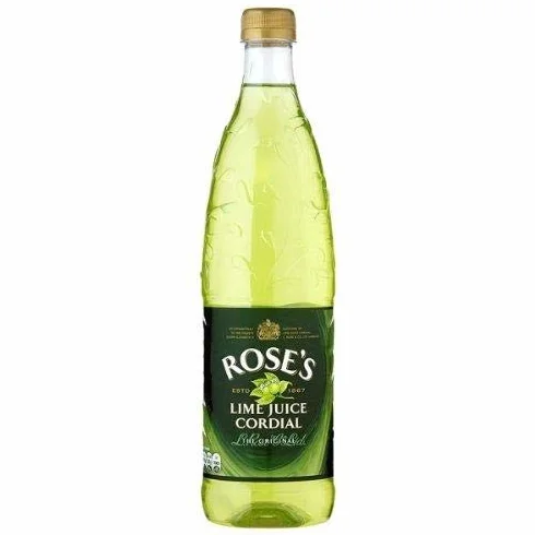 Rose Lime Juice Cordial - 2 x 1 litre