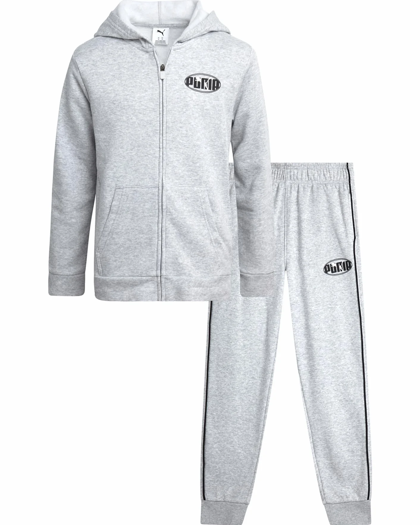 PUMA B Flc Jogset Zip 2pc sportif Garçon lot de 2