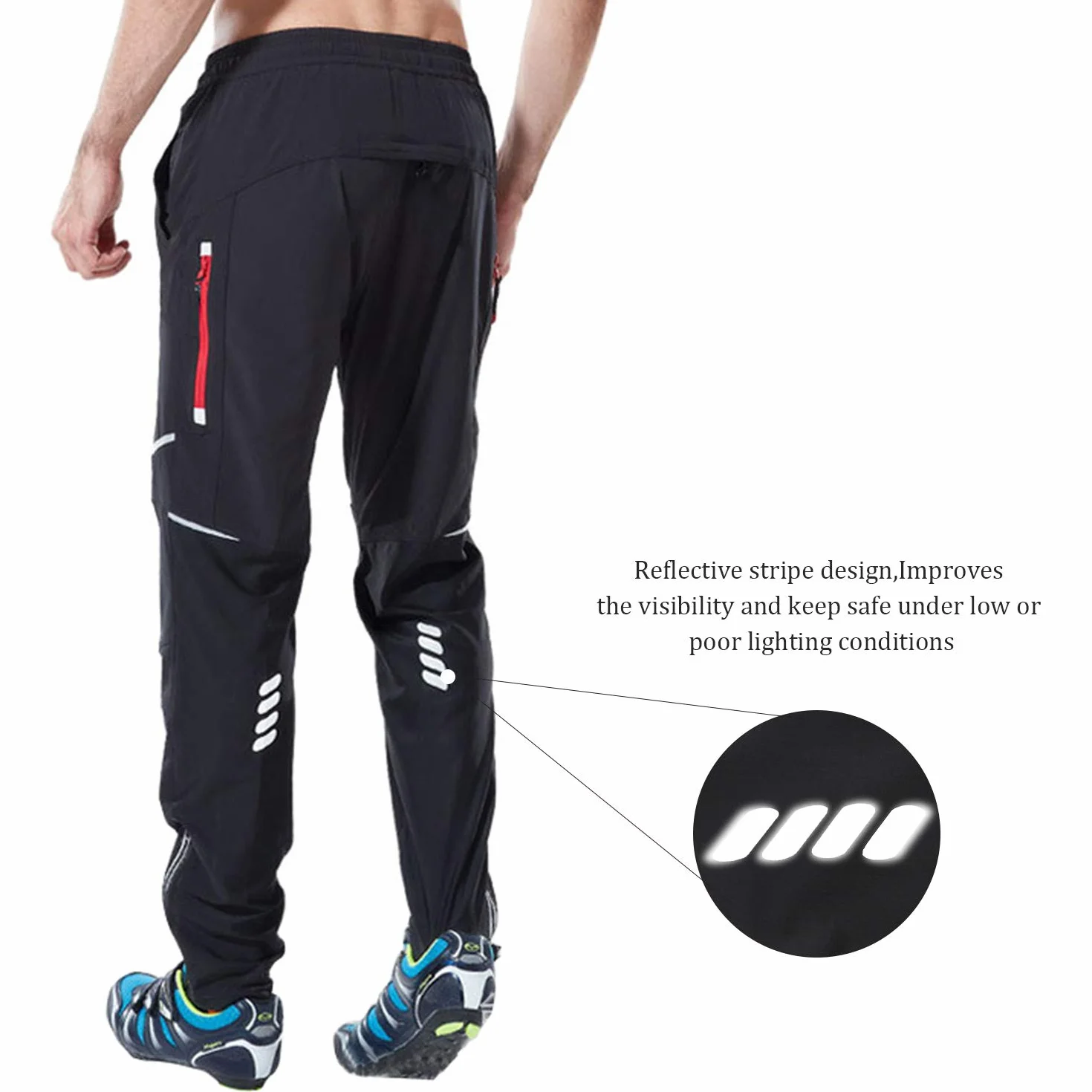 Pantalon de Sport Respirant pour Cyclisme MTB Athlétique en Plein Air
