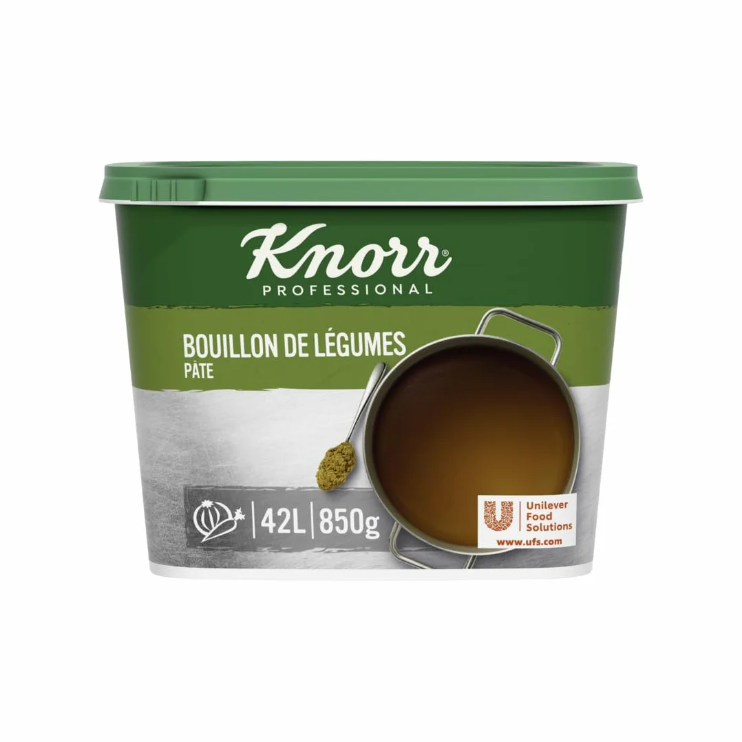 Knorr Professional Bouillon de Légumes en Pâte 850g jusqu'à 42L