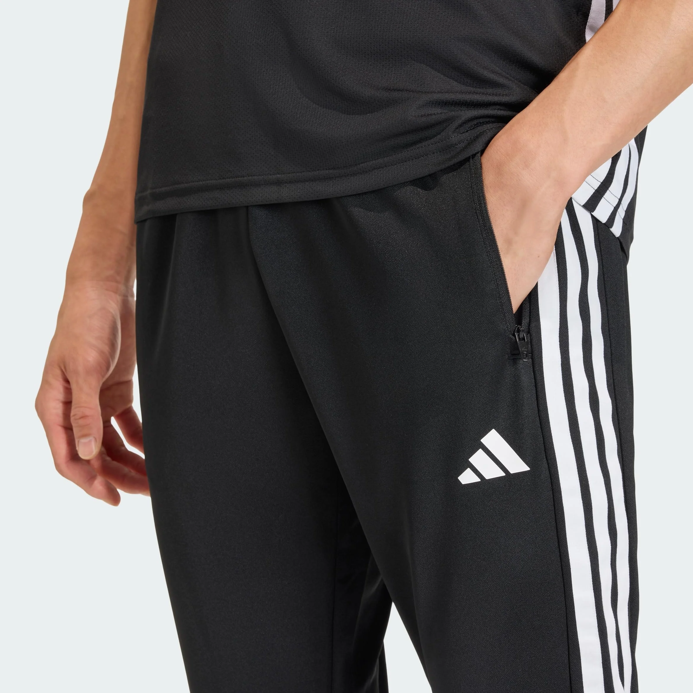 Adidas Męskie Spodnie D'ENTRAÎNEMENT Maille 3 Bandes Essentials All-Set