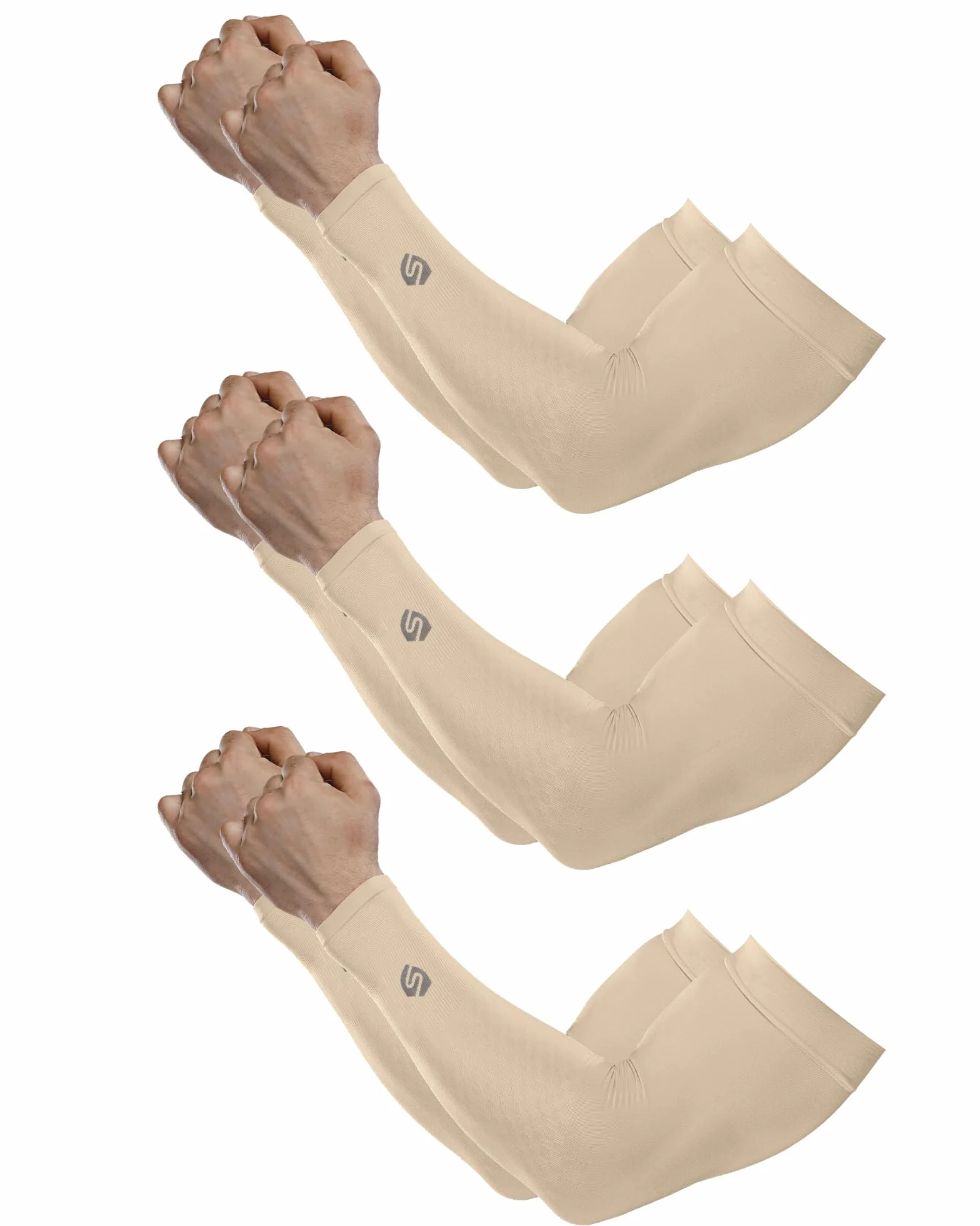 Manchette Bras Anti UV UPF 50 Protection Tatouage Manchon Sport Compression 1 Paire