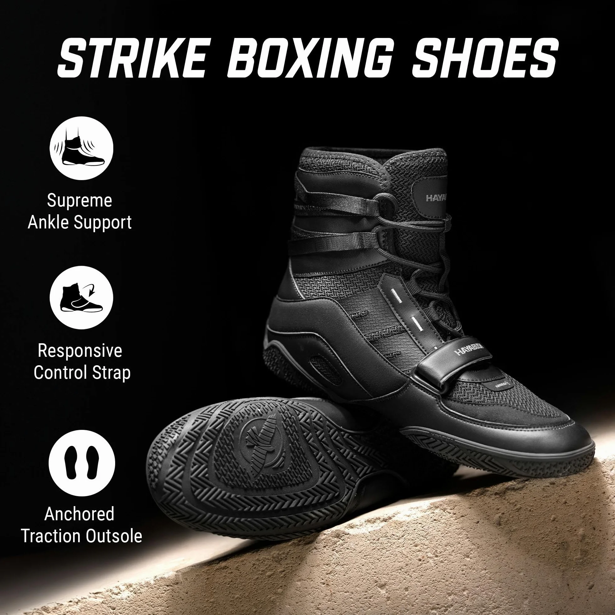 Hayabusa Strike Chaussures de boxe homme femme