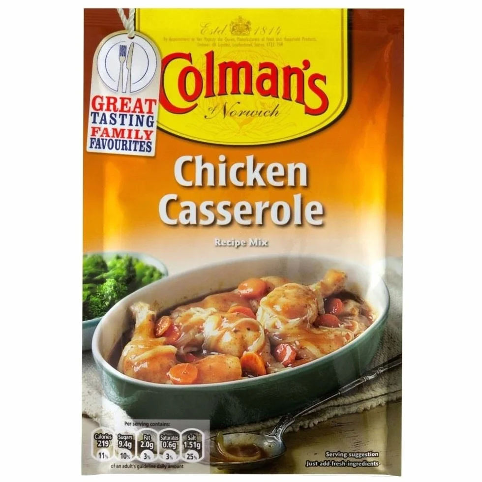 COLEMAN'S poulet sauce Casserole mélange (40g) (Lot de 2)