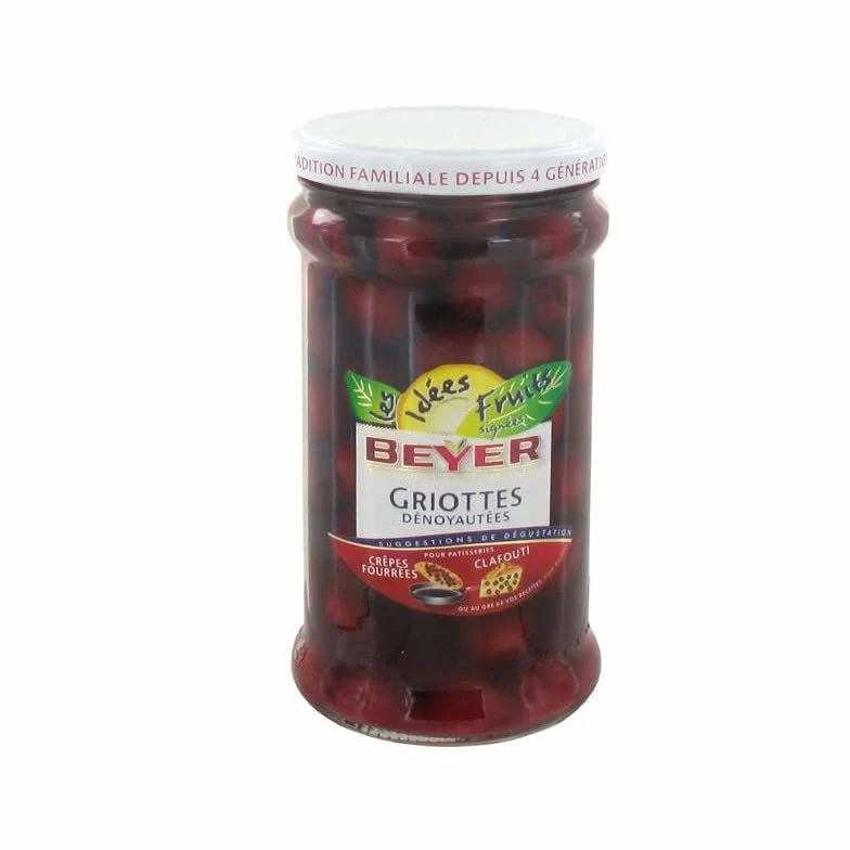 BEYER - Beyer Griottes Dénoyautées Au Sirop 660G - Lot De 3