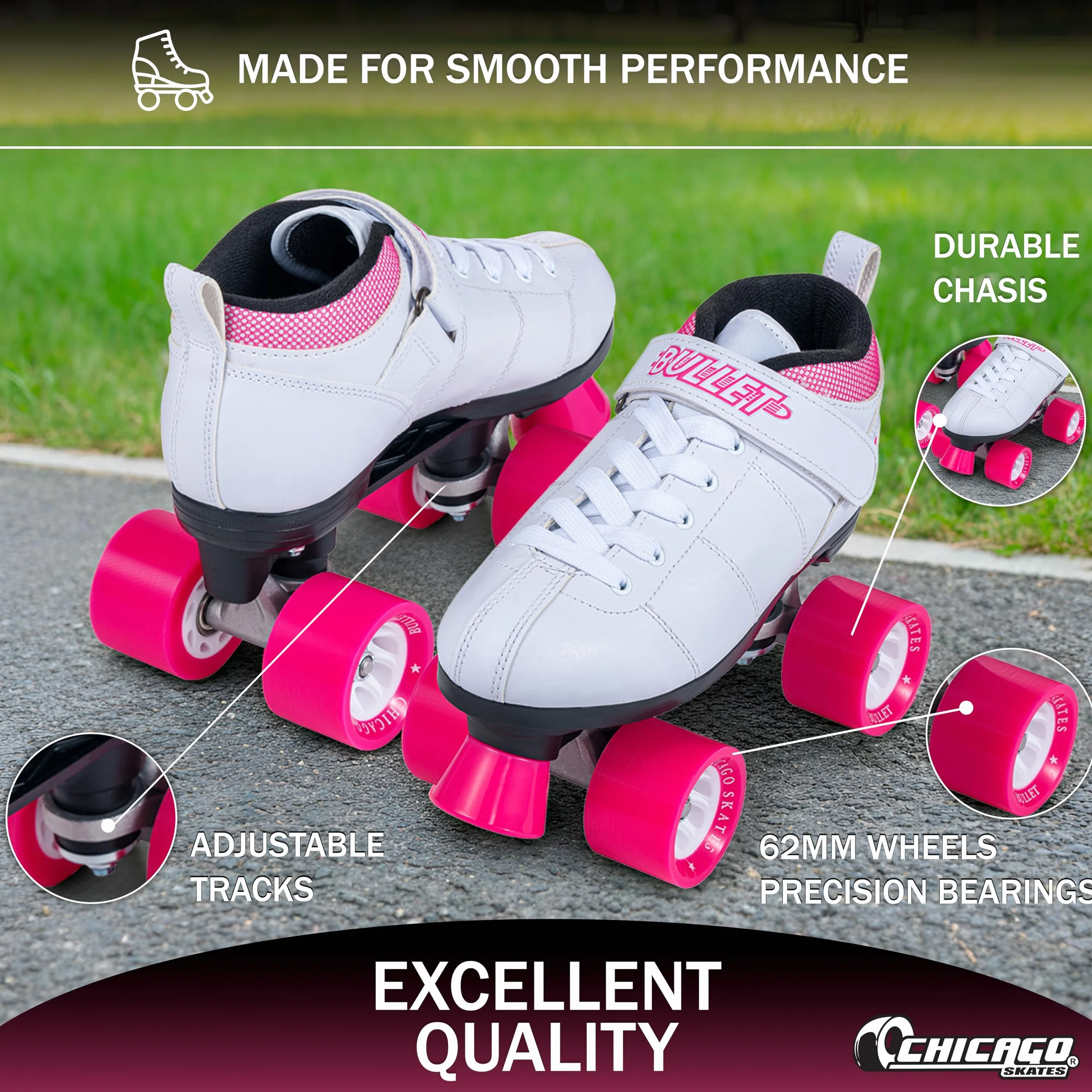 Chicago Patins à roulettes Bullet Speed Femme