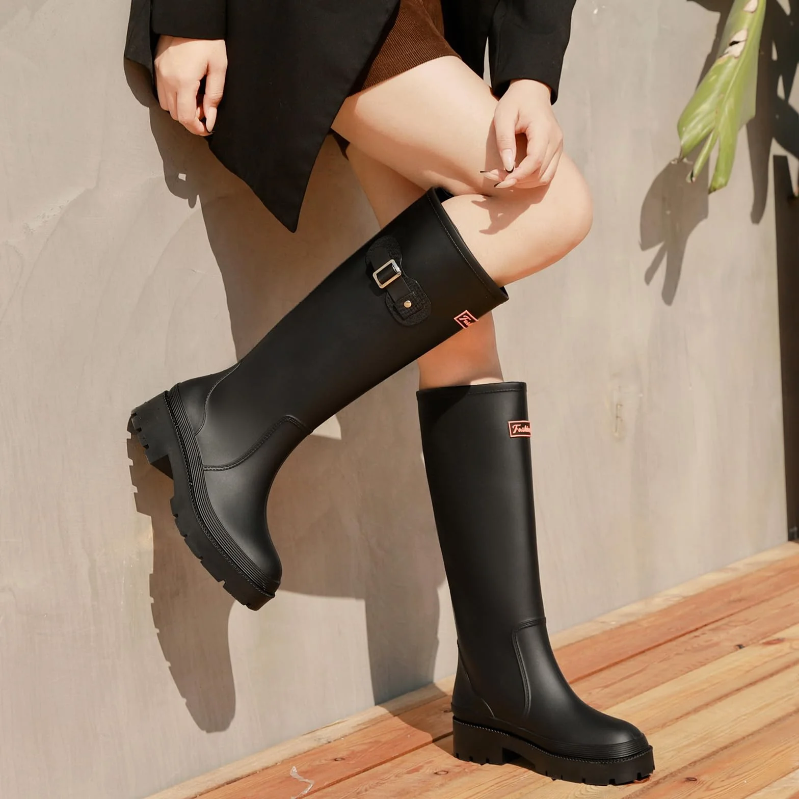Bottes Impermeable Pluie Femme Caoutchouc Jardin Chaussures Exterieur