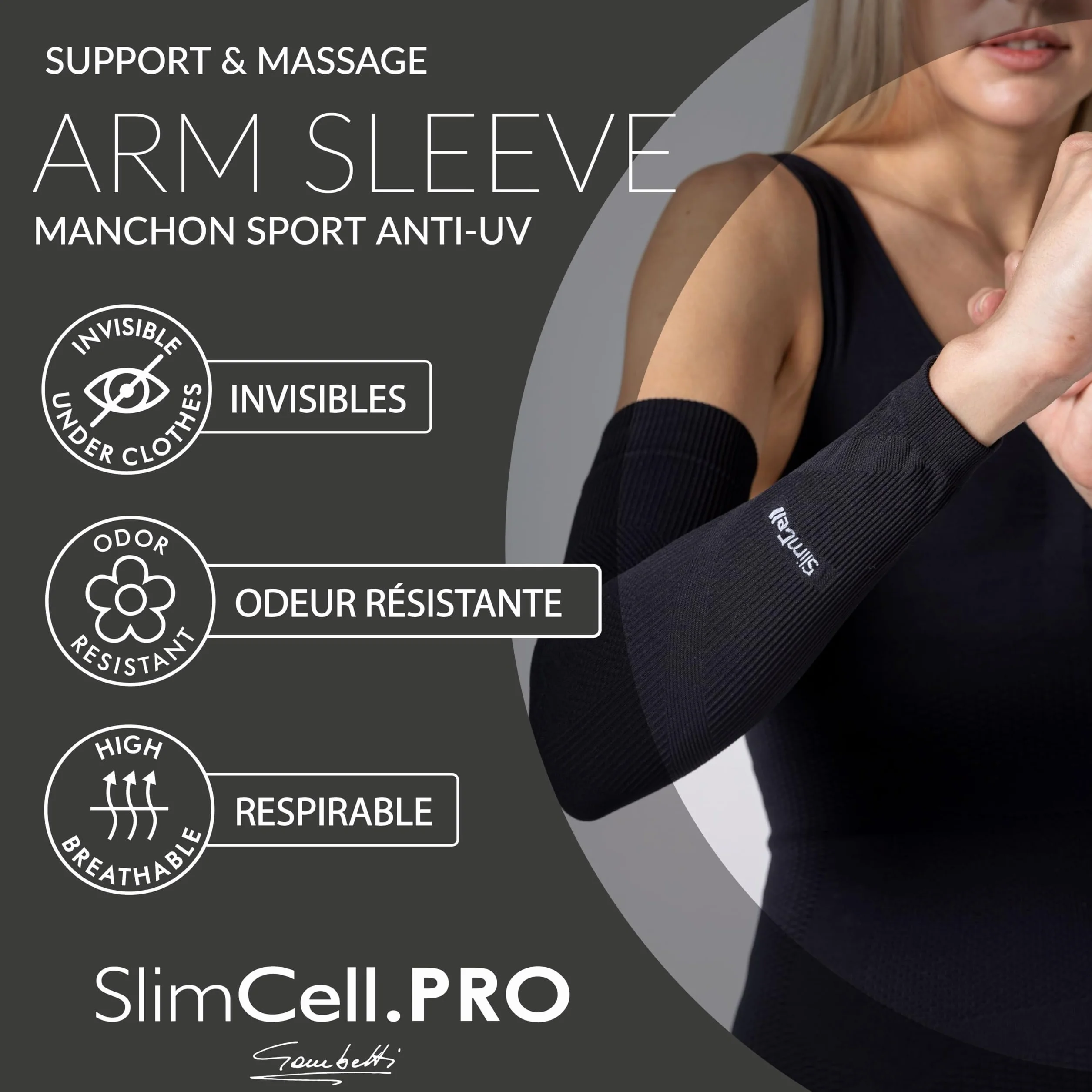 Manchon de Compression Sport Unisexe – Support Musculaire Bras et Circulation pour Running, Volley, Cyclisme