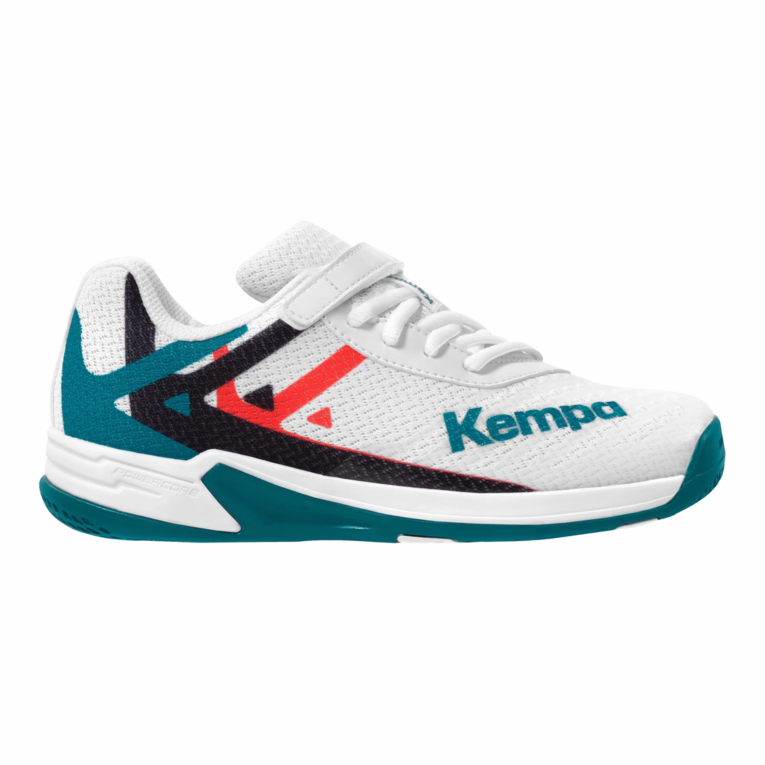 Kempa Mixte Enfant Wing 2.0 Weiß Rot Schwarz 33 EU