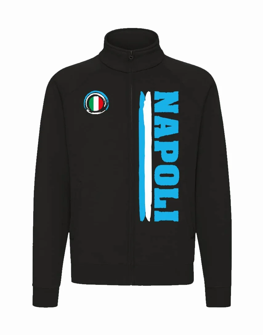 Veste Naples Full Zip Sweat Sport Football Ultras Tailles S XXL