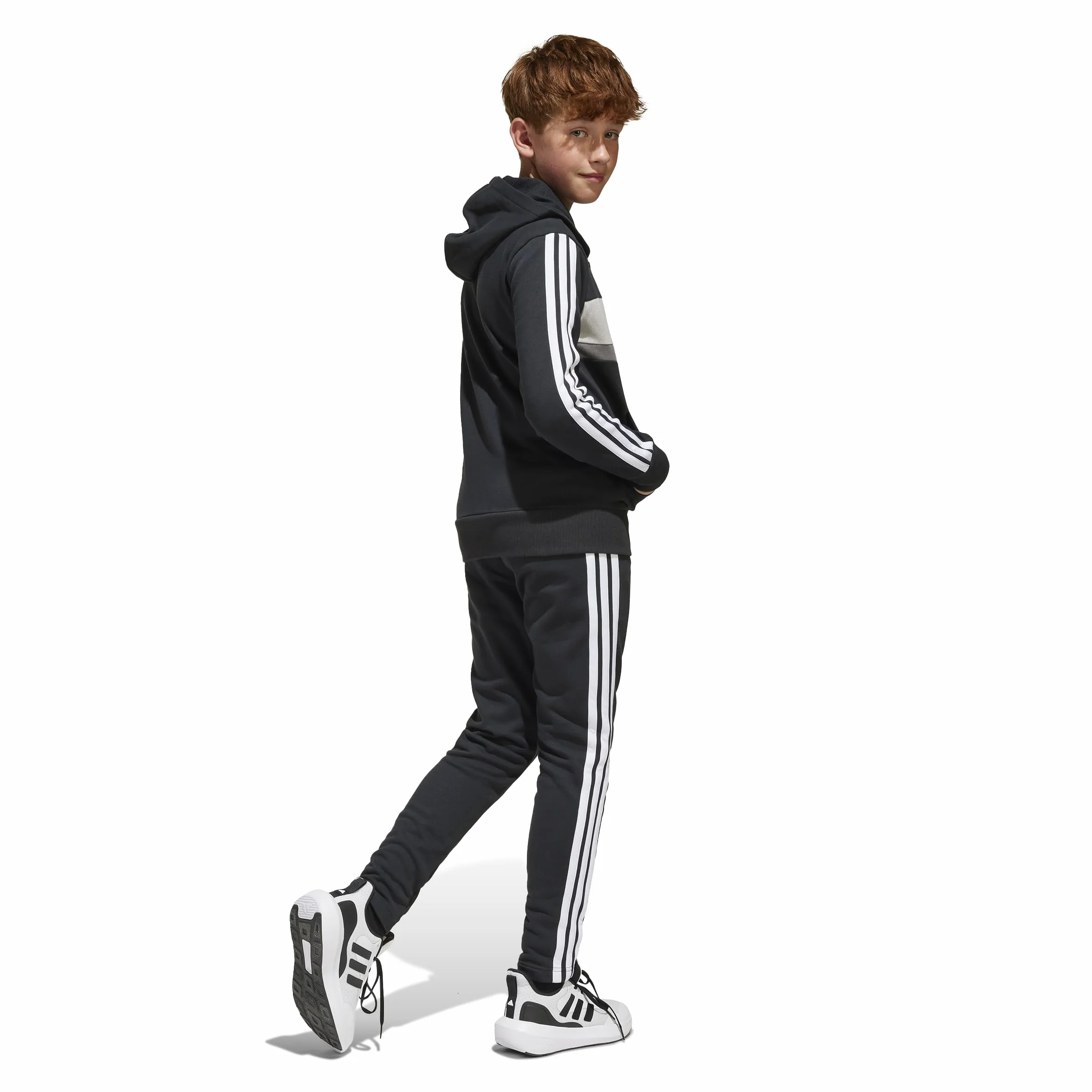 adidas Seasonal Essentials Tiberio 3 Stripes Fleece Tracksuit Enfant