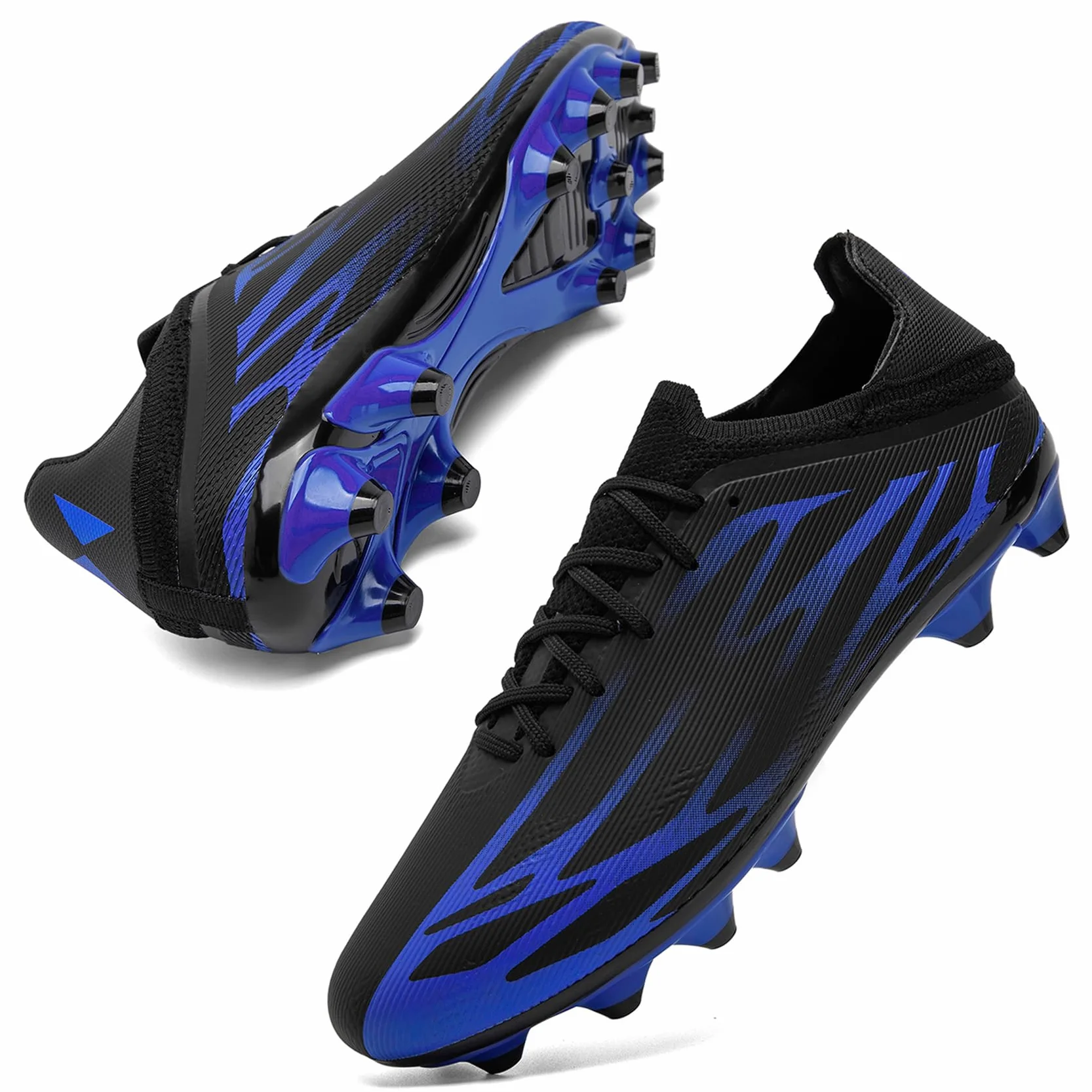 Chaussures de Football Homme Crampons Futsal Professionnel Athlétisme Entrainement