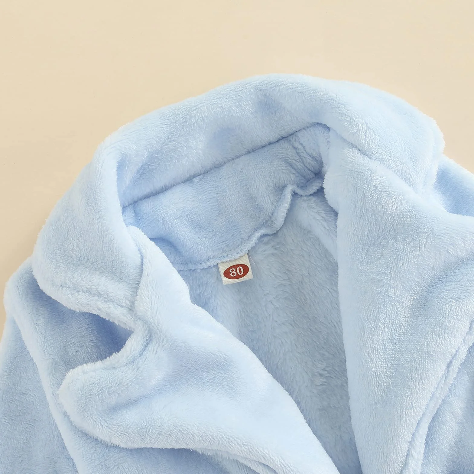 Carolilly Peignoir de Chambre Polaire Enfant Bébé Robe de Chambre Doux Chaud avec Ceinture 12 Mois à 6 Ans